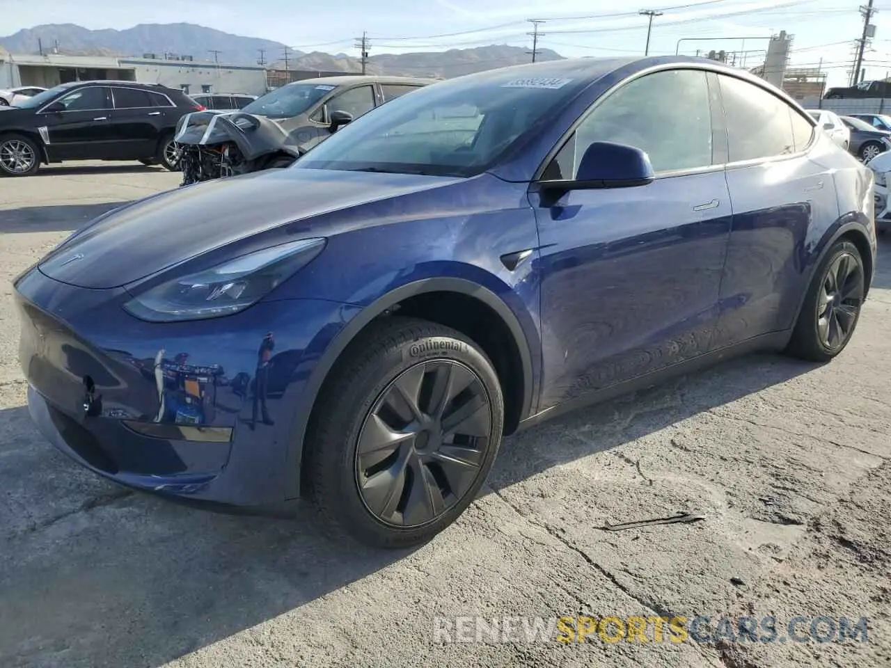 1 Photograph of a damaged car 7SAYGDED1SF235306 TESLA MODEL Y 2025