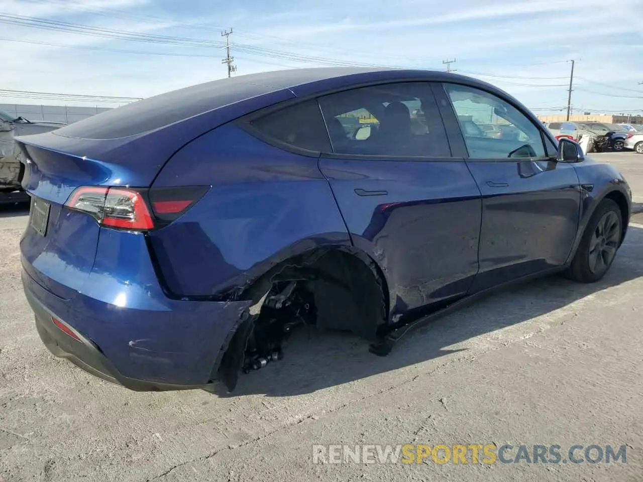 3 Photograph of a damaged car 7SAYGDED1SF235306 TESLA MODEL Y 2025