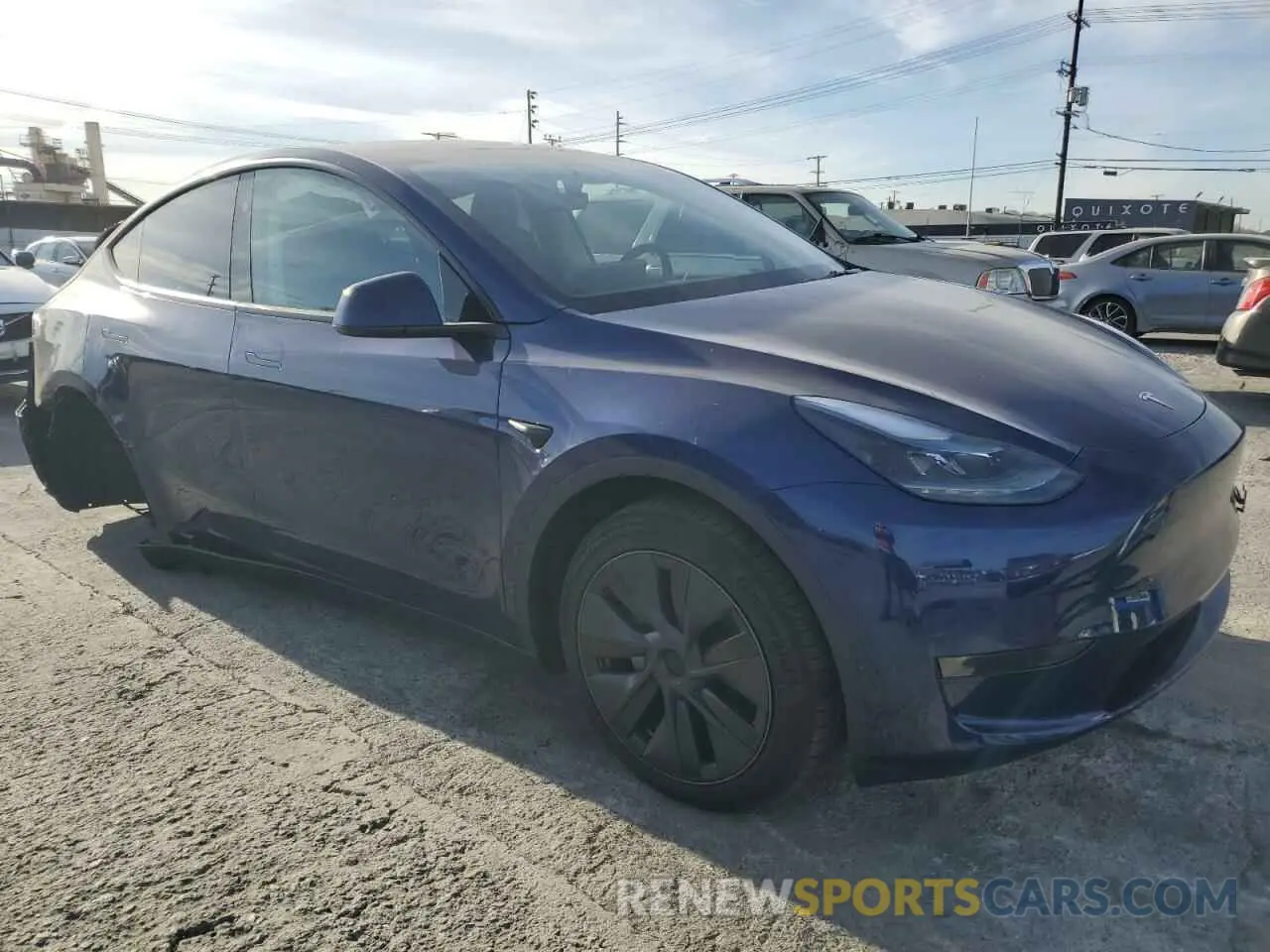 4 Photograph of a damaged car 7SAYGDED1SF235306 TESLA MODEL Y 2025