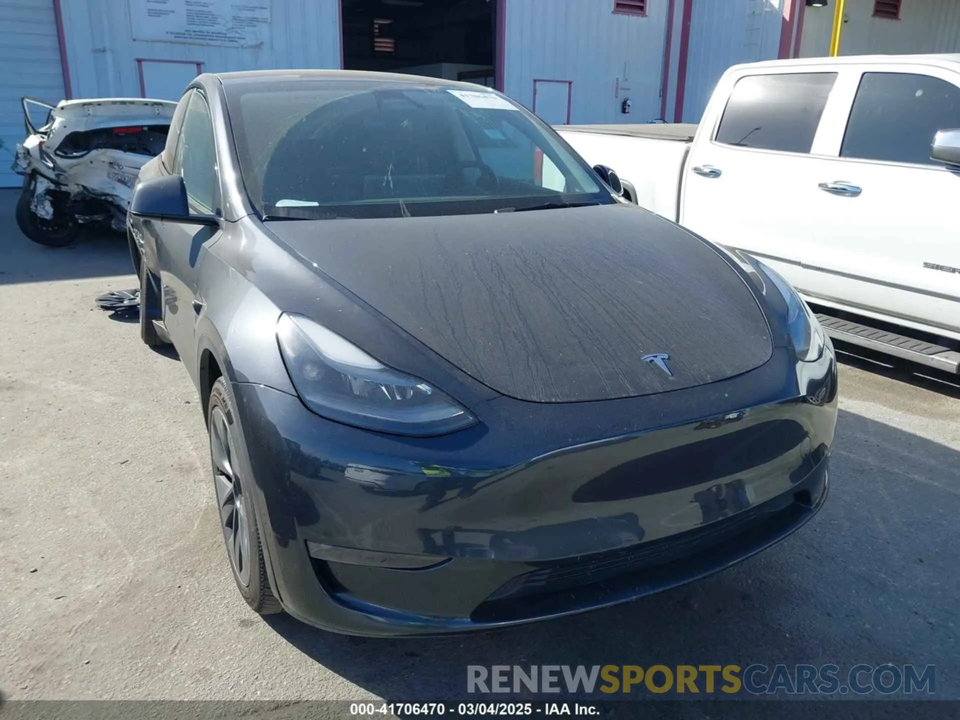 1 Photograph of a damaged car 7SAYGDED2SF228414 TESLA MODEL Y 2025