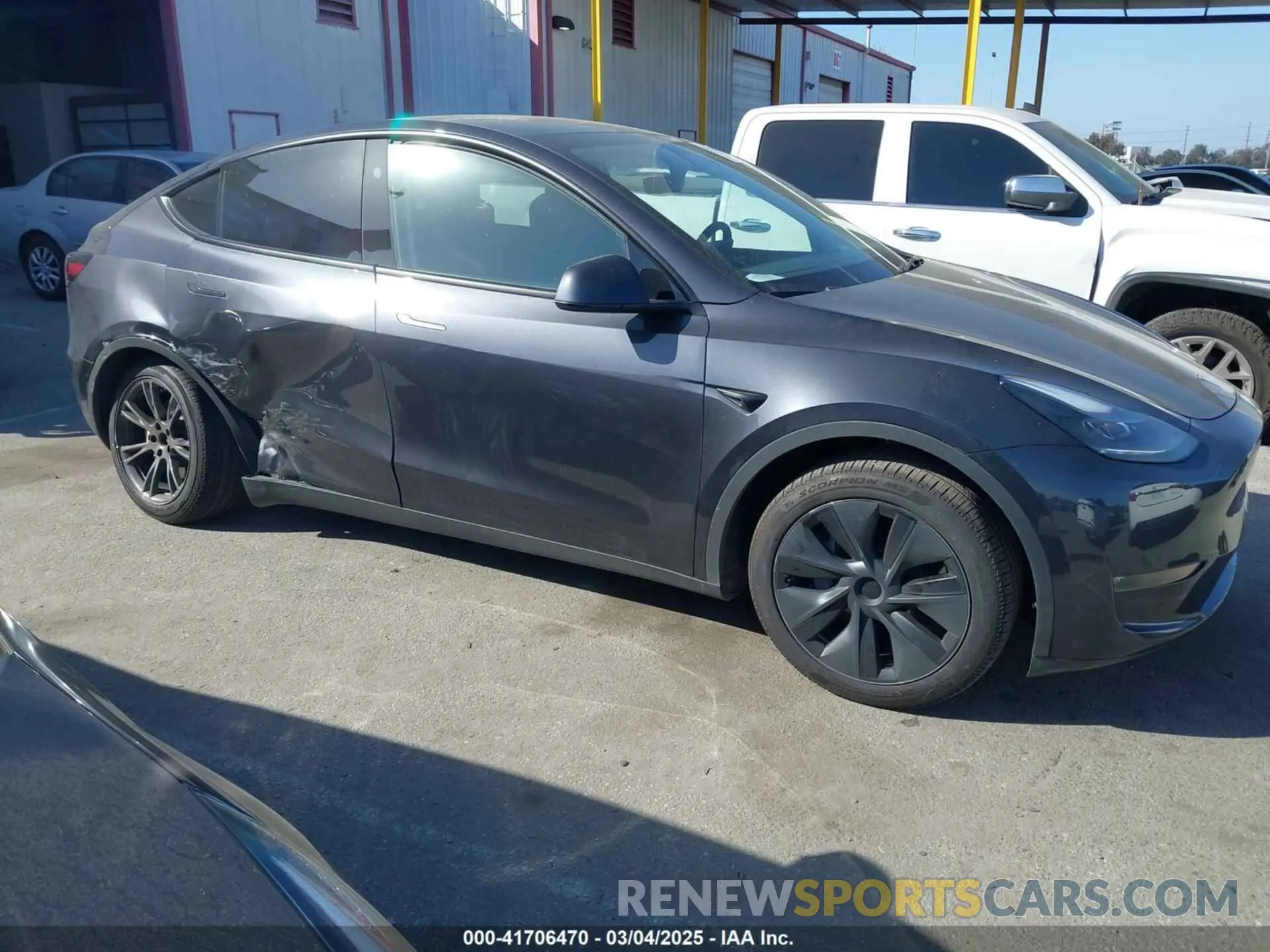 12 Photograph of a damaged car 7SAYGDED2SF228414 TESLA MODEL Y 2025