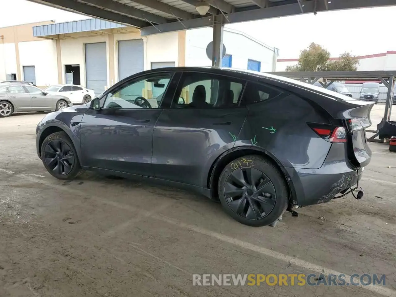 2 Photograph of a damaged car 7SAYGDED2SF234388 TESLA MODEL Y 2025