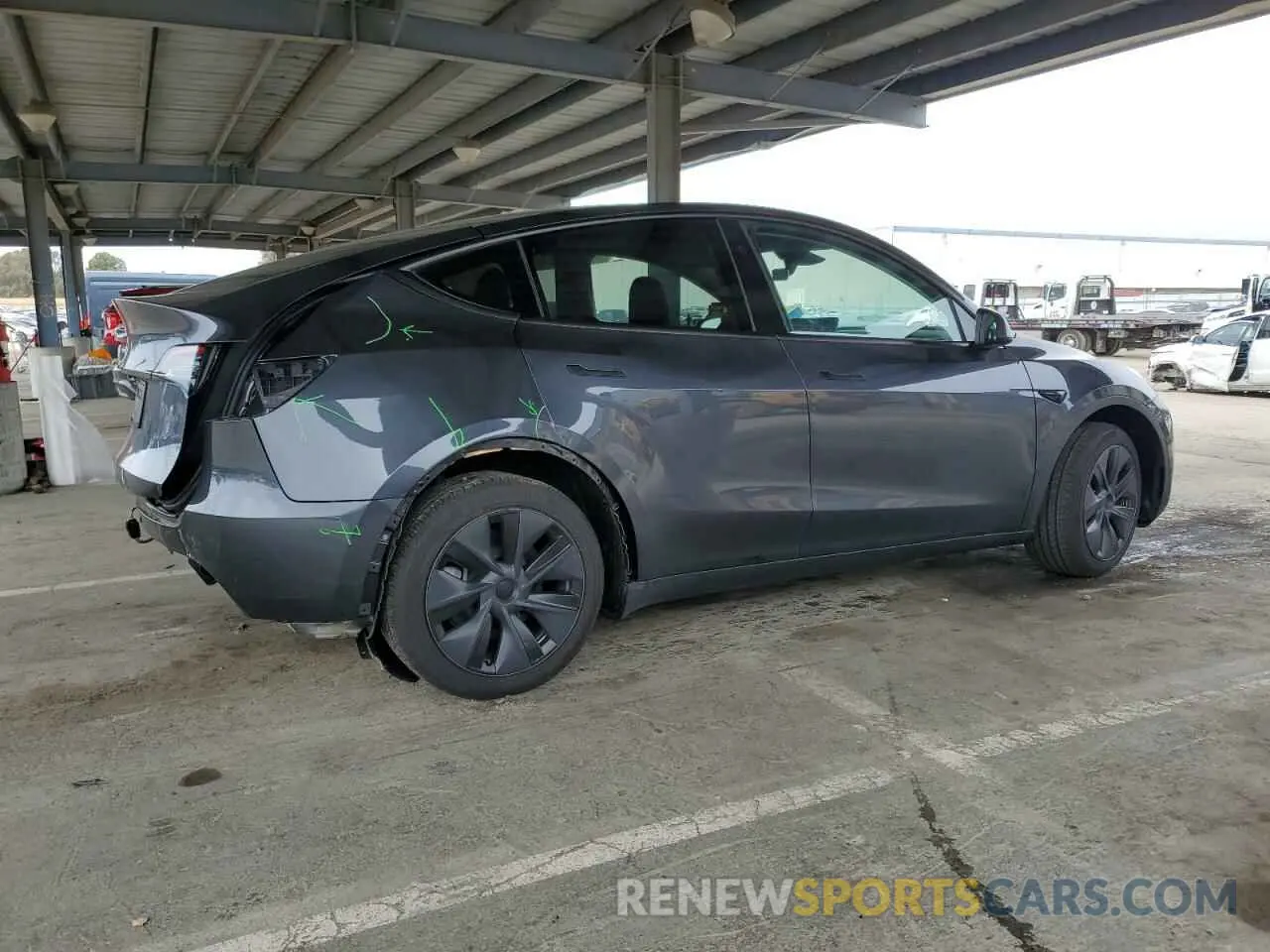 3 Photograph of a damaged car 7SAYGDED2SF234388 TESLA MODEL Y 2025