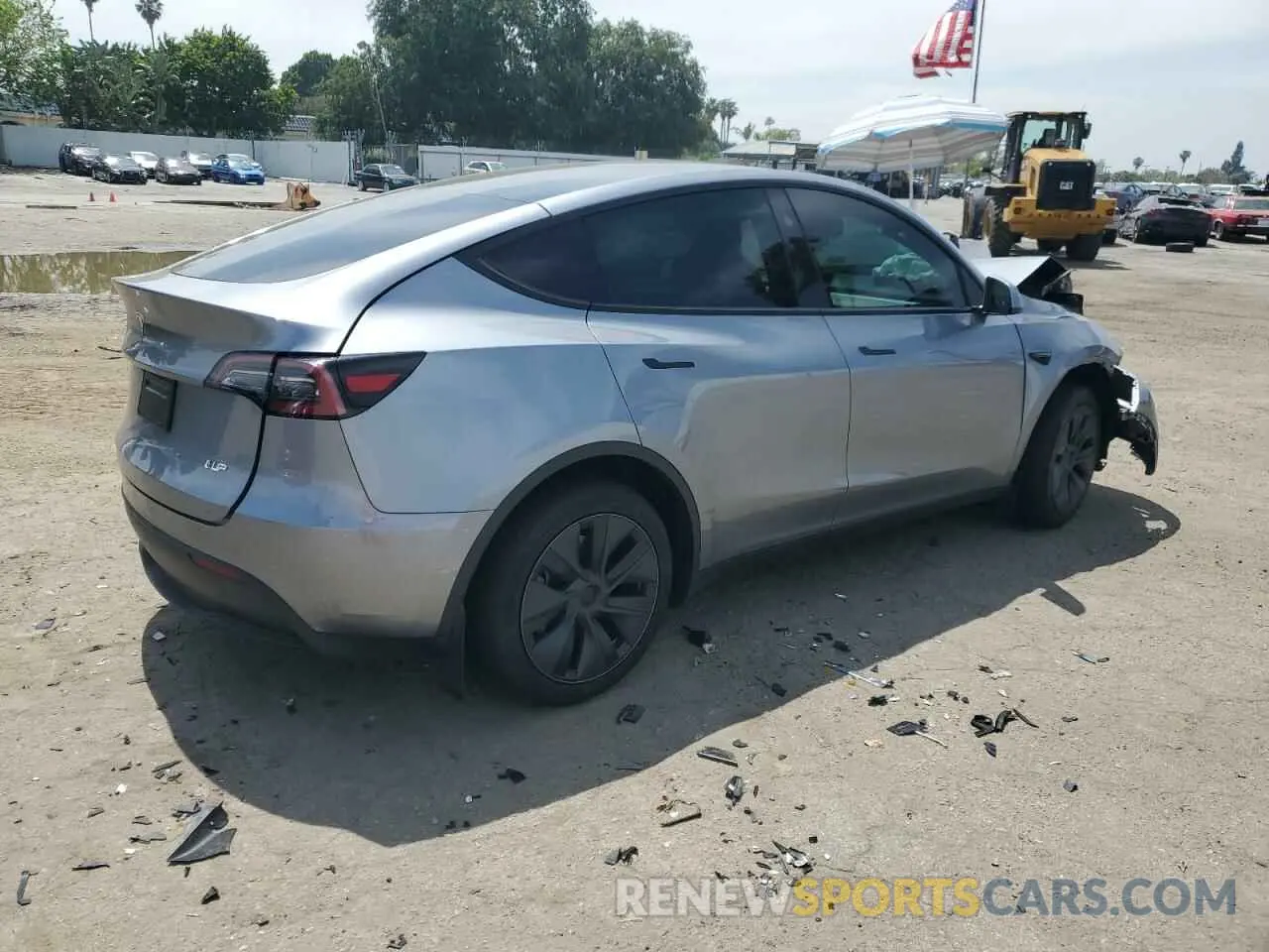 3 Photograph of a damaged car 7SAYGDED2SF239140 TESLA MODEL Y 2025