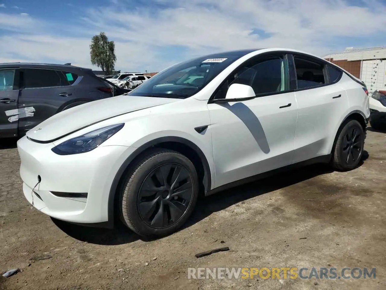 1 Photograph of a damaged car 7SAYGDED2SF258139 TESLA MODEL Y 2025