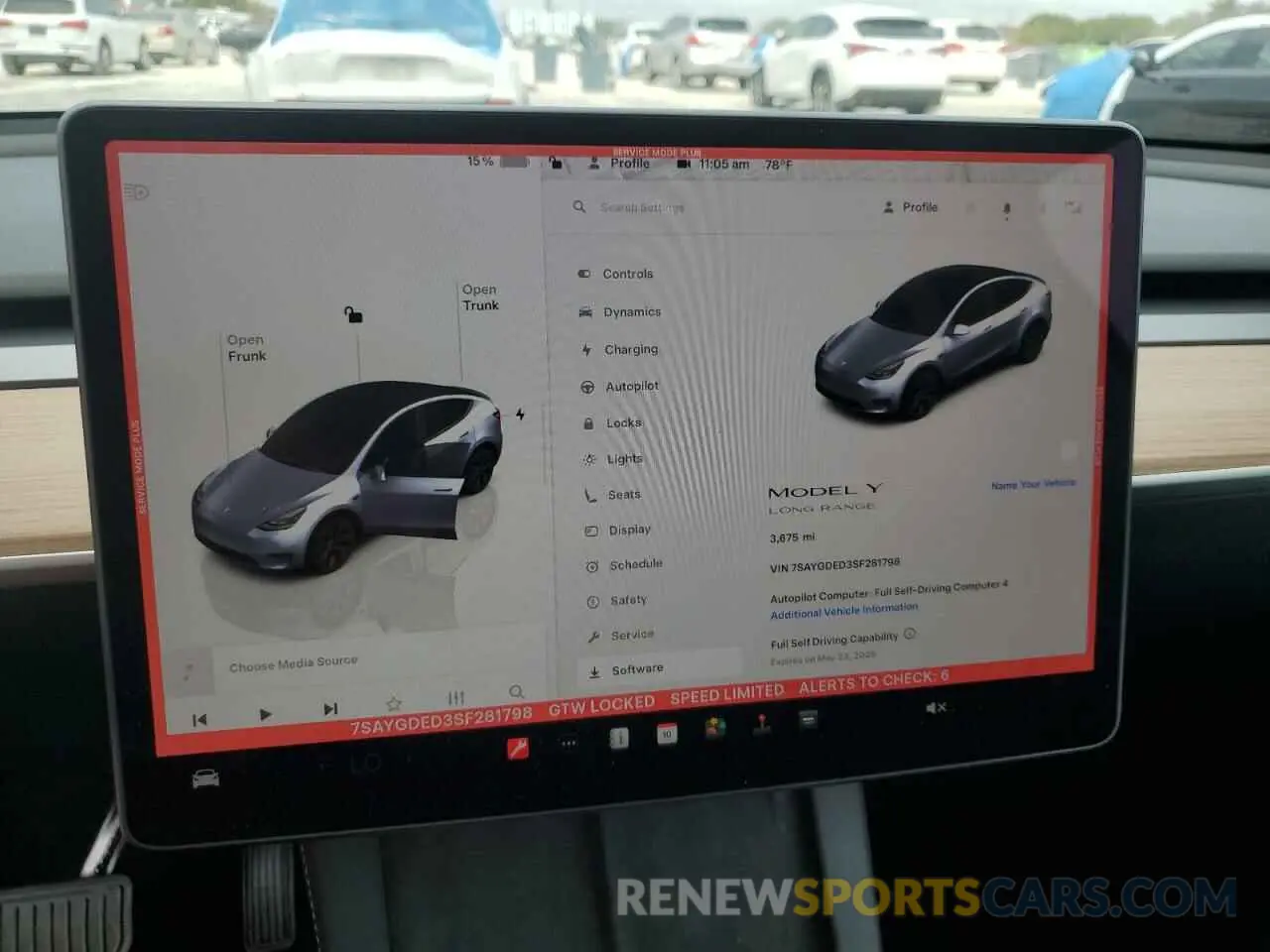 9 Photograph of a damaged car 7SAYGDED3SF281798 TESLA MODEL Y 2025