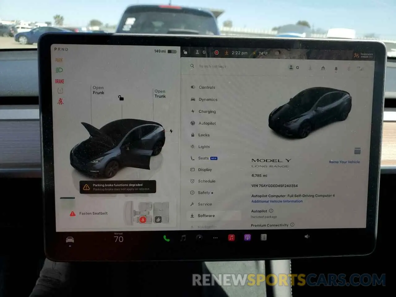 9 Photograph of a damaged car 7SAYGDED4SF240354 TESLA MODEL Y 2025