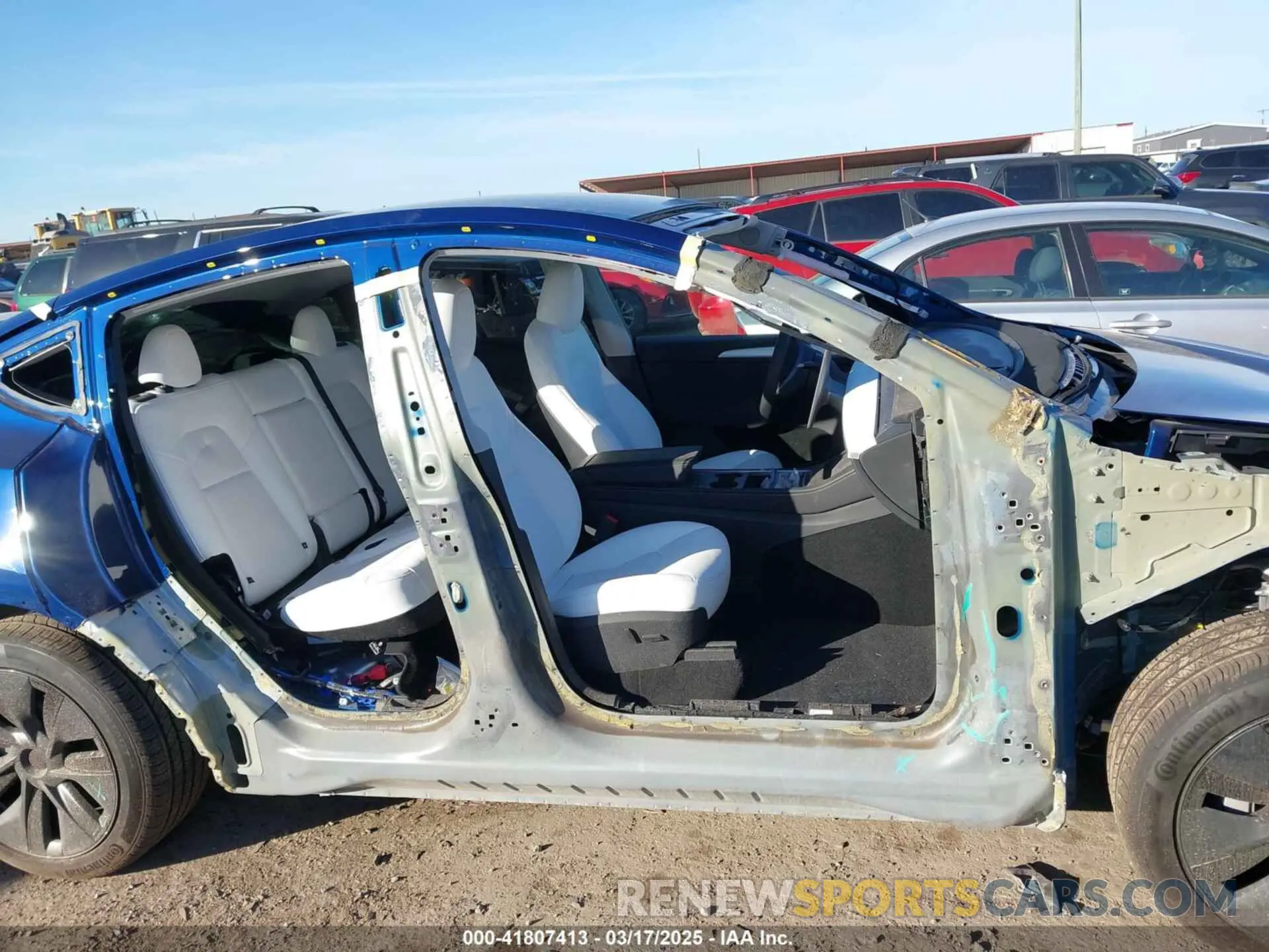 14 Photograph of a damaged car 7SAYGDED5SA374626 TESLA MODEL Y 2025