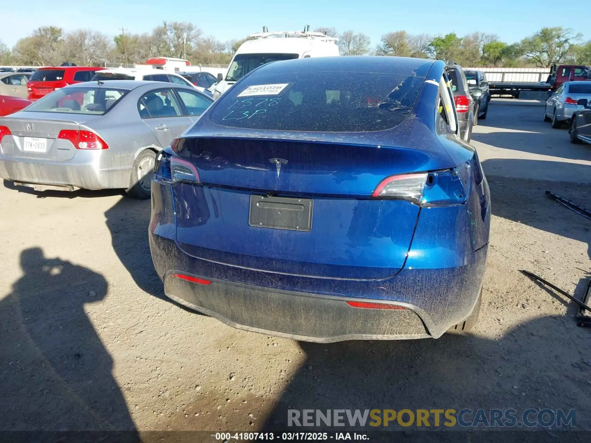17 Photograph of a damaged car 7SAYGDED5SA374626 TESLA MODEL Y 2025