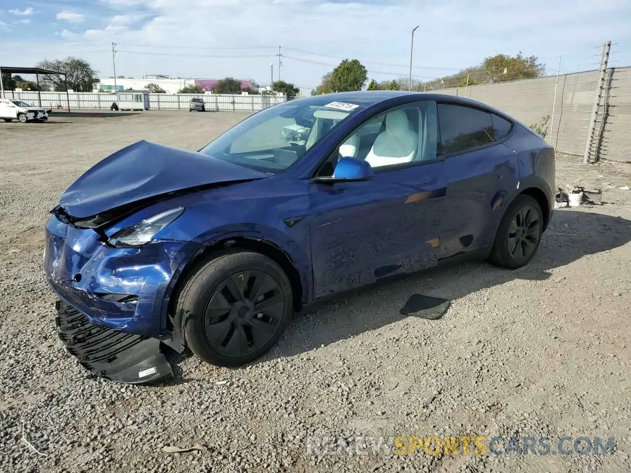 1 Photograph of a damaged car 7SAYGDED5SF221683 TESLA MODEL Y 2025