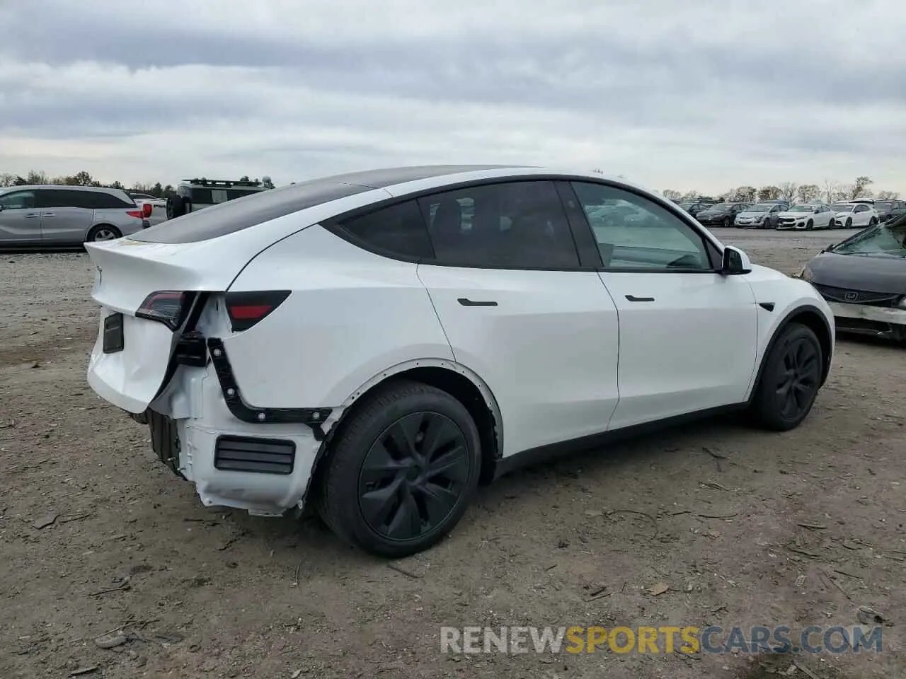 3 Photograph of a damaged car 7SAYGDED5SF241318 TESLA MODEL Y 2025