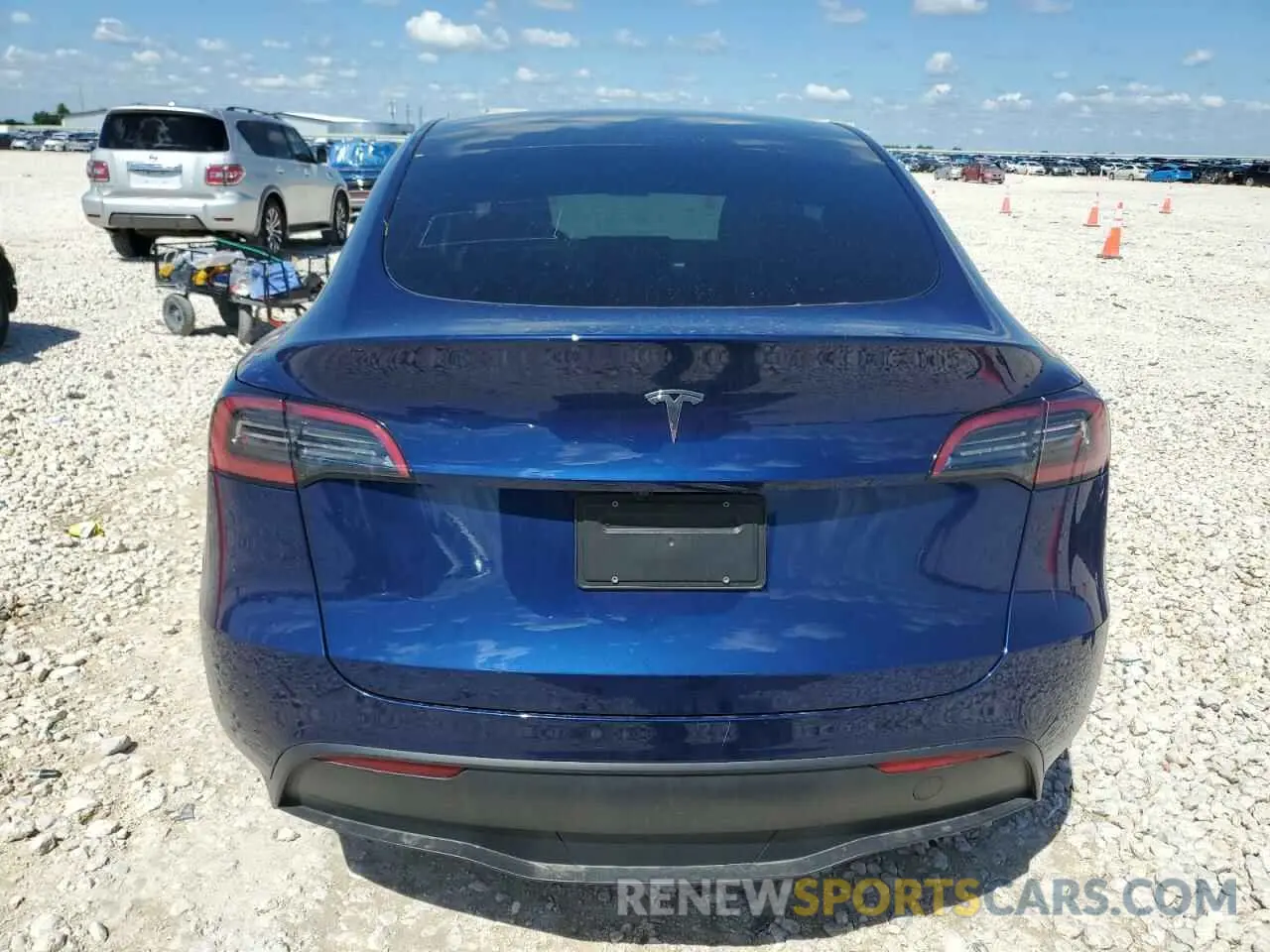 6 Photograph of a damaged car 7SAYGDED6SA374456 TESLA MODEL Y 2025