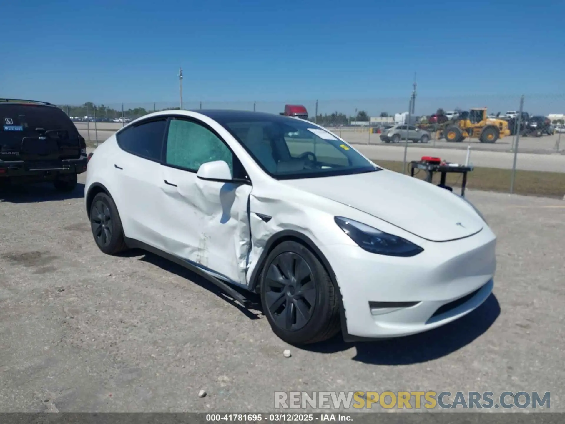 1 Photograph of a damaged car 7SAYGDED6SF234278 TESLA MODEL Y 2025