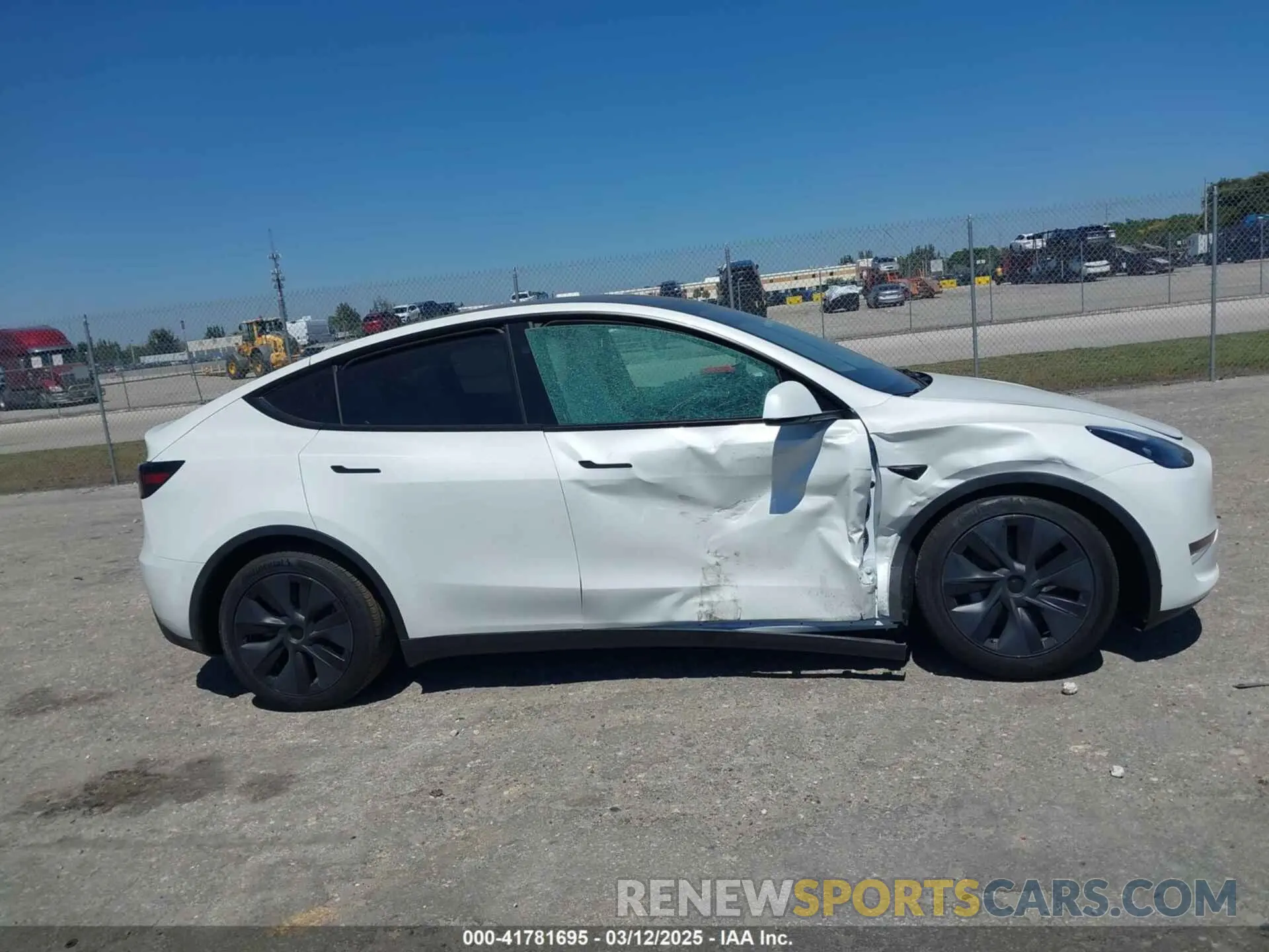 12 Photograph of a damaged car 7SAYGDED6SF234278 TESLA MODEL Y 2025