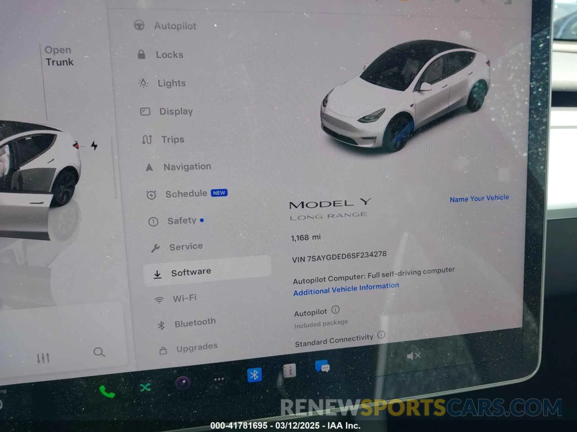 7 Photograph of a damaged car 7SAYGDED6SF234278 TESLA MODEL Y 2025