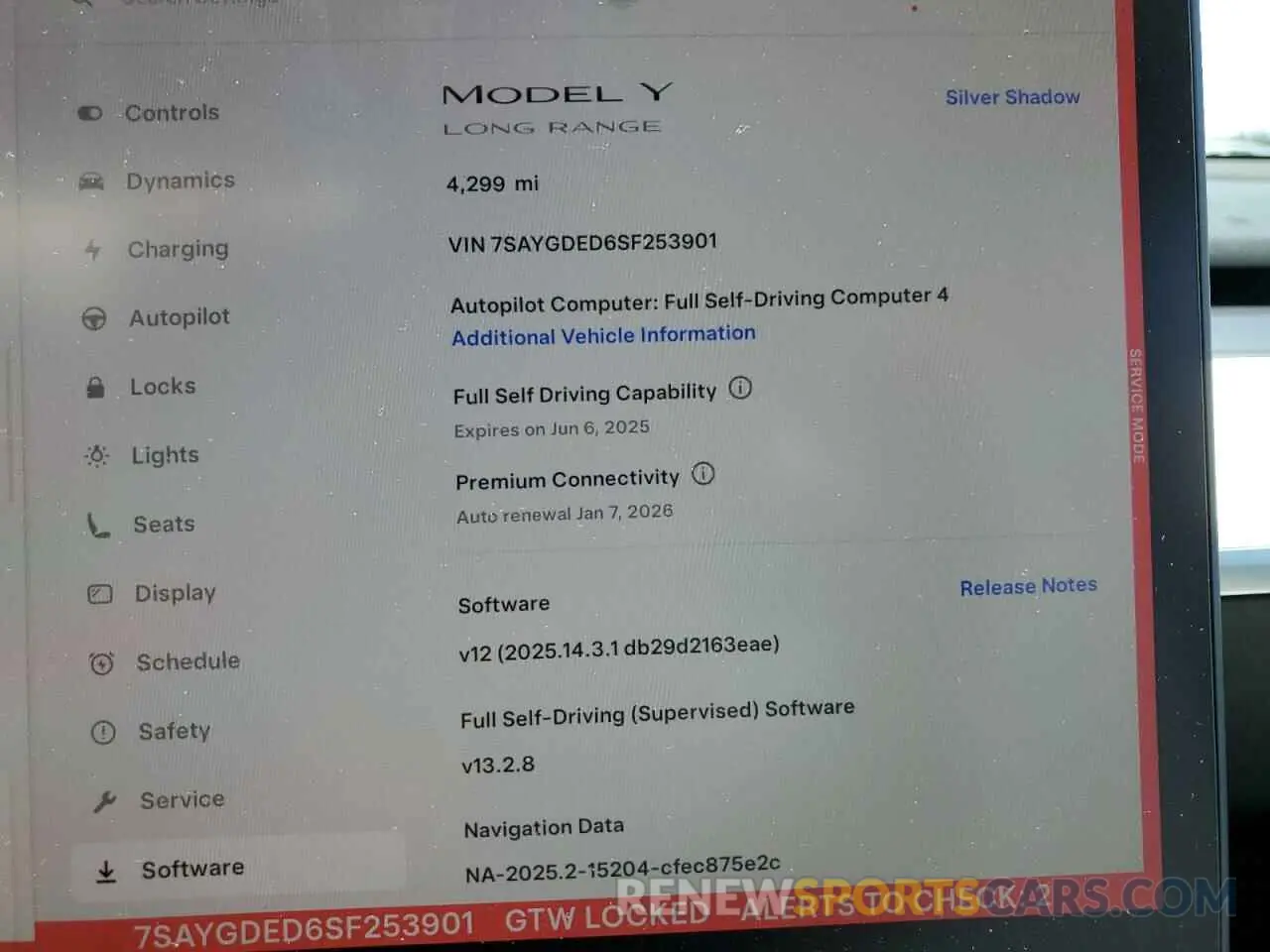 9 Photograph of a damaged car 7SAYGDED6SF253901 TESLA MODEL Y 2025