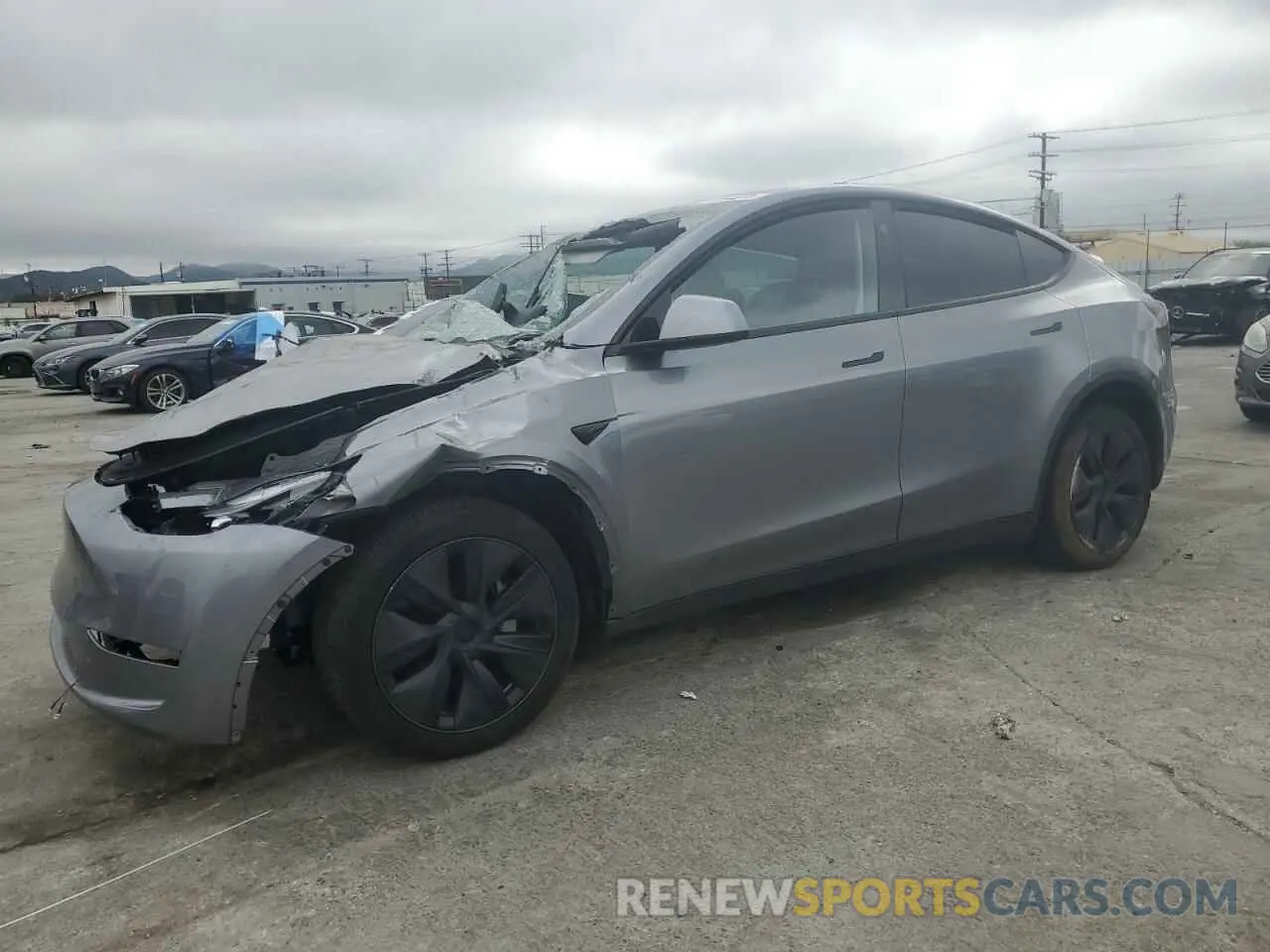 1 Photograph of a damaged car 7SAYGDED6SF256765 TESLA MODEL Y 2025