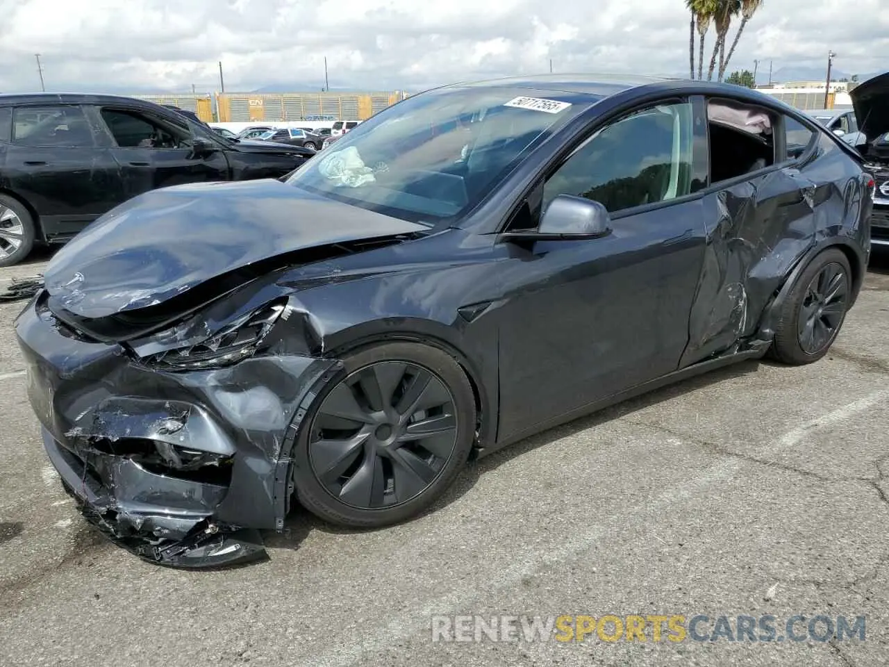 1 Photograph of a damaged car 7SAYGDED6SF314843 TESLA MODEL Y 2025