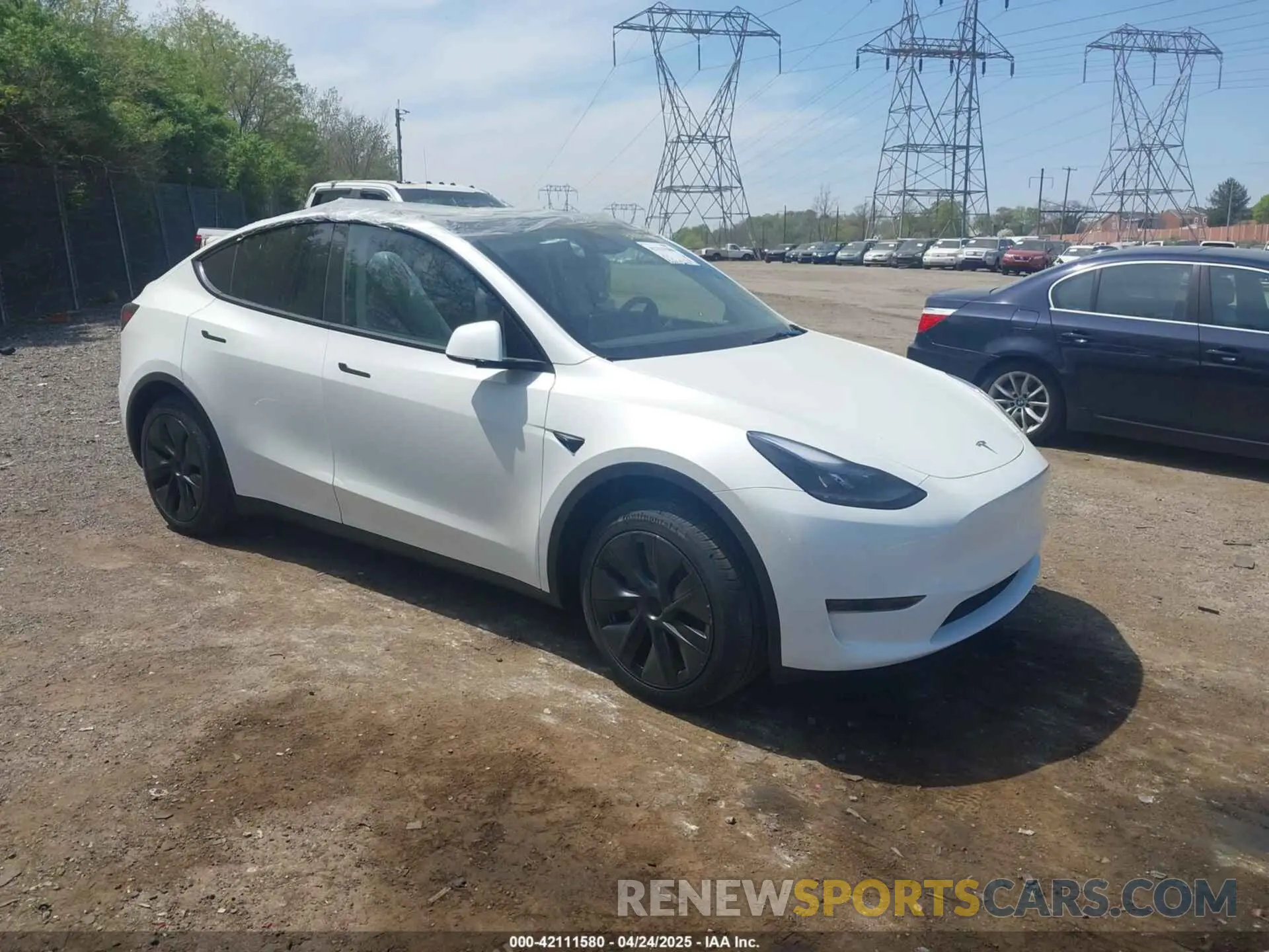 1 Photograph of a damaged car 7SAYGDED7SA378872 TESLA MODEL Y 2025