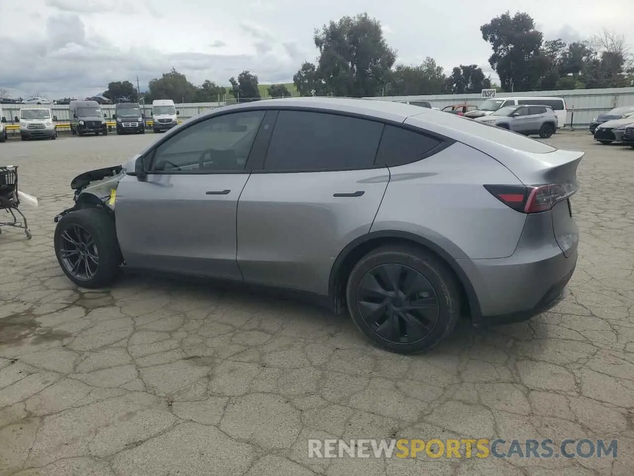 2 Photograph of a damaged car 7SAYGDED7SF227582 TESLA MODEL Y 2025