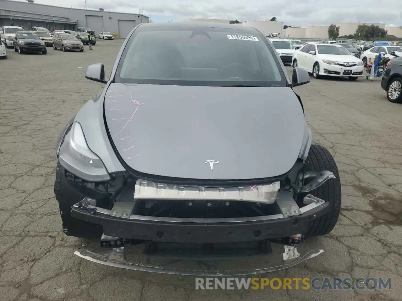 5 Photograph of a damaged car 7SAYGDED7SF227582 TESLA MODEL Y 2025