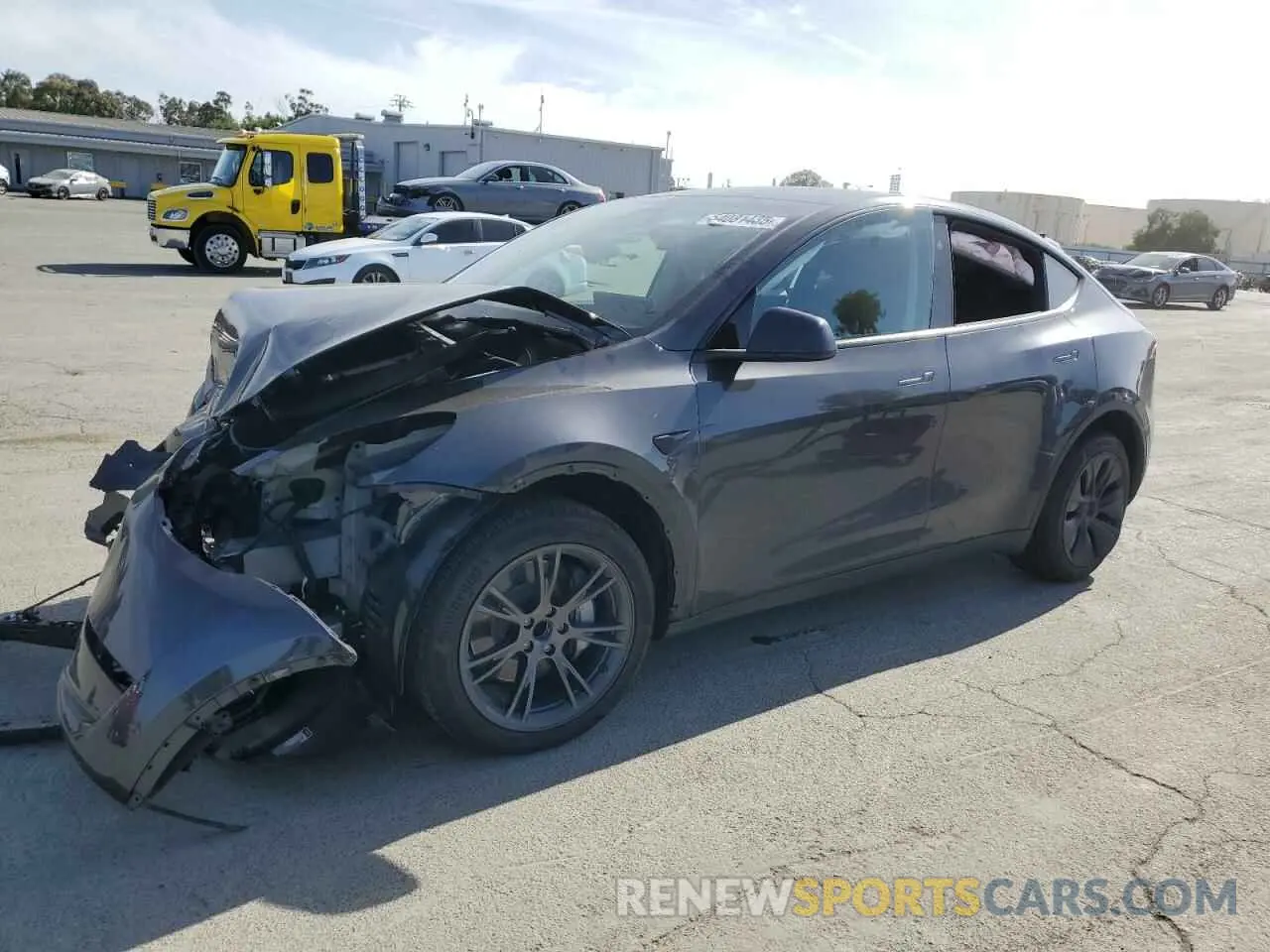 1 Photograph of a damaged car 7SAYGDED7SF314429 TESLA MODEL Y 2025