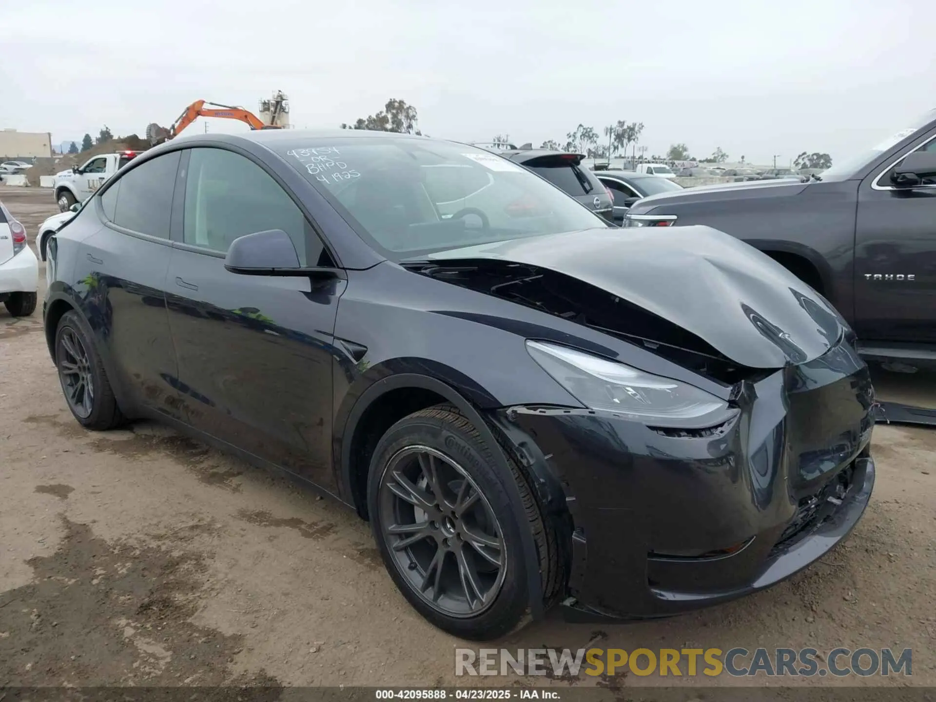 1 Photograph of a damaged car 7SAYGDED8SF259764 TESLA MODEL Y 2025