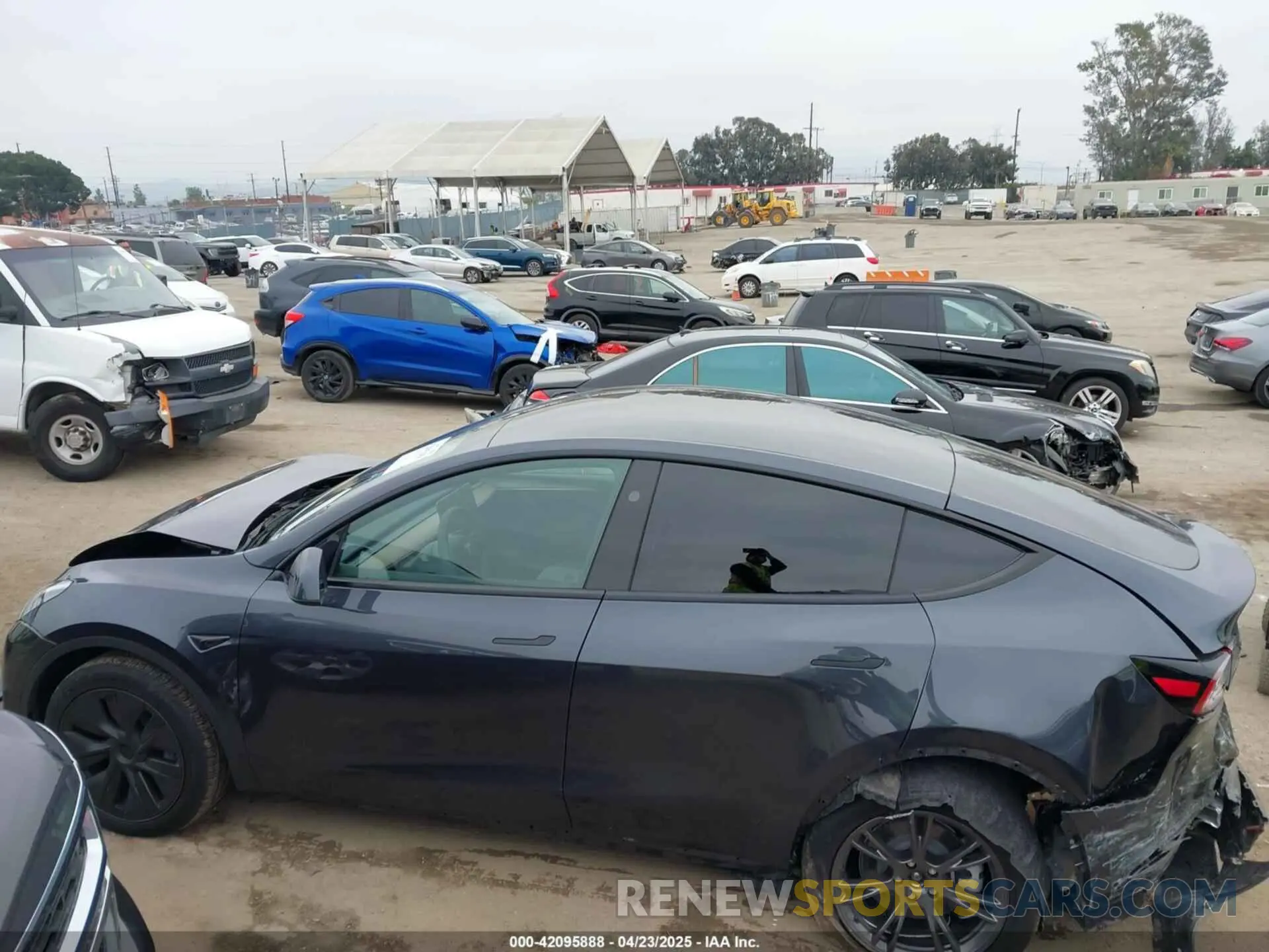 15 Photograph of a damaged car 7SAYGDED8SF259764 TESLA MODEL Y 2025