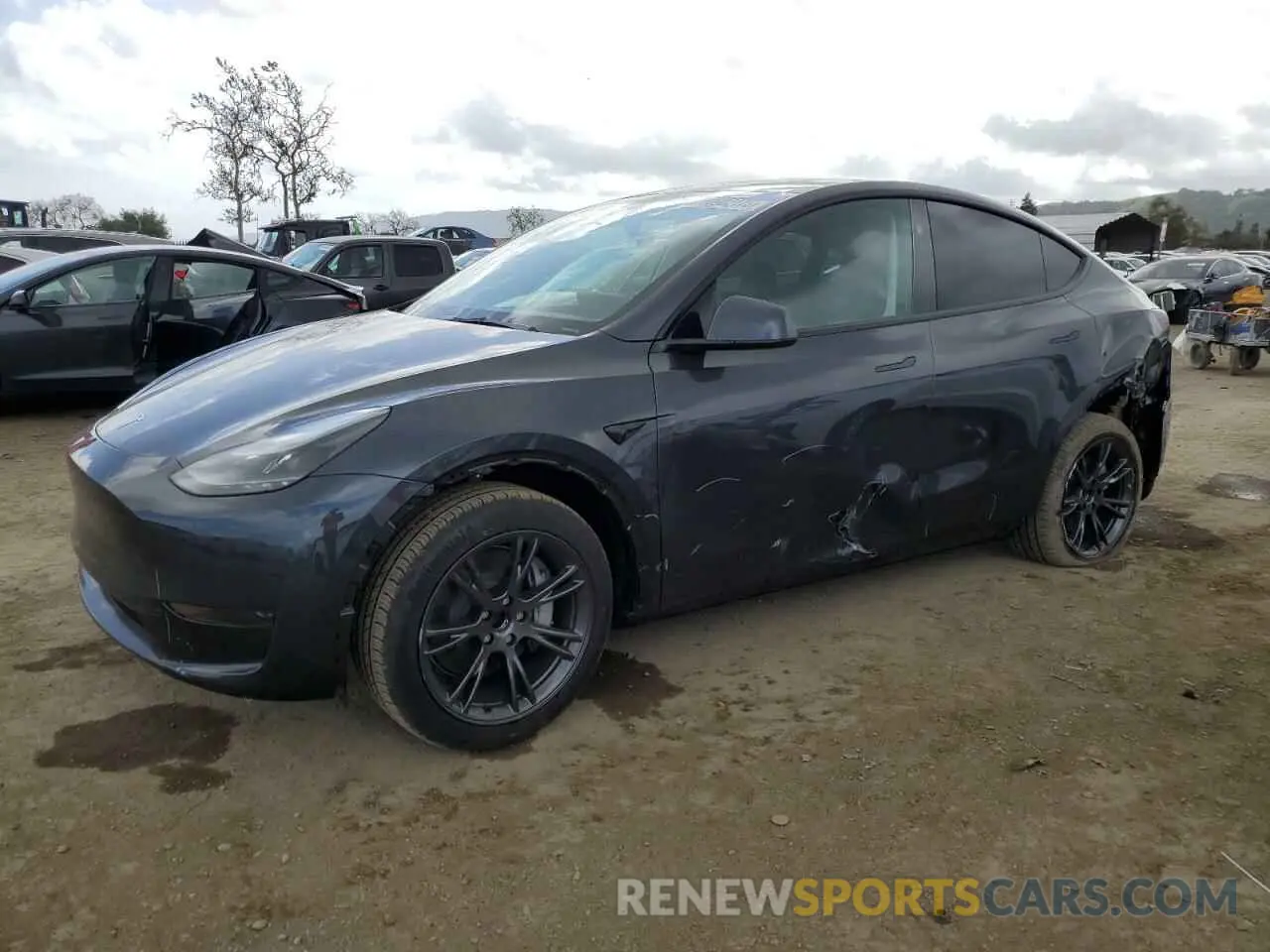 1 Photograph of a damaged car 7SAYGDED8SF279304 TESLA MODEL Y 2025