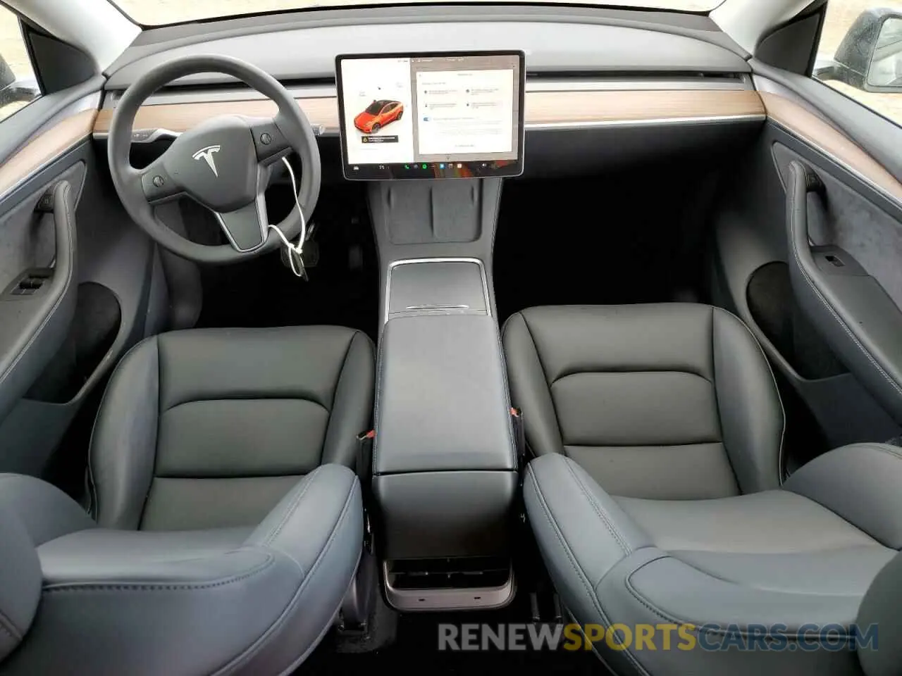 8 Photograph of a damaged car 7SAYGDED8SF279304 TESLA MODEL Y 2025