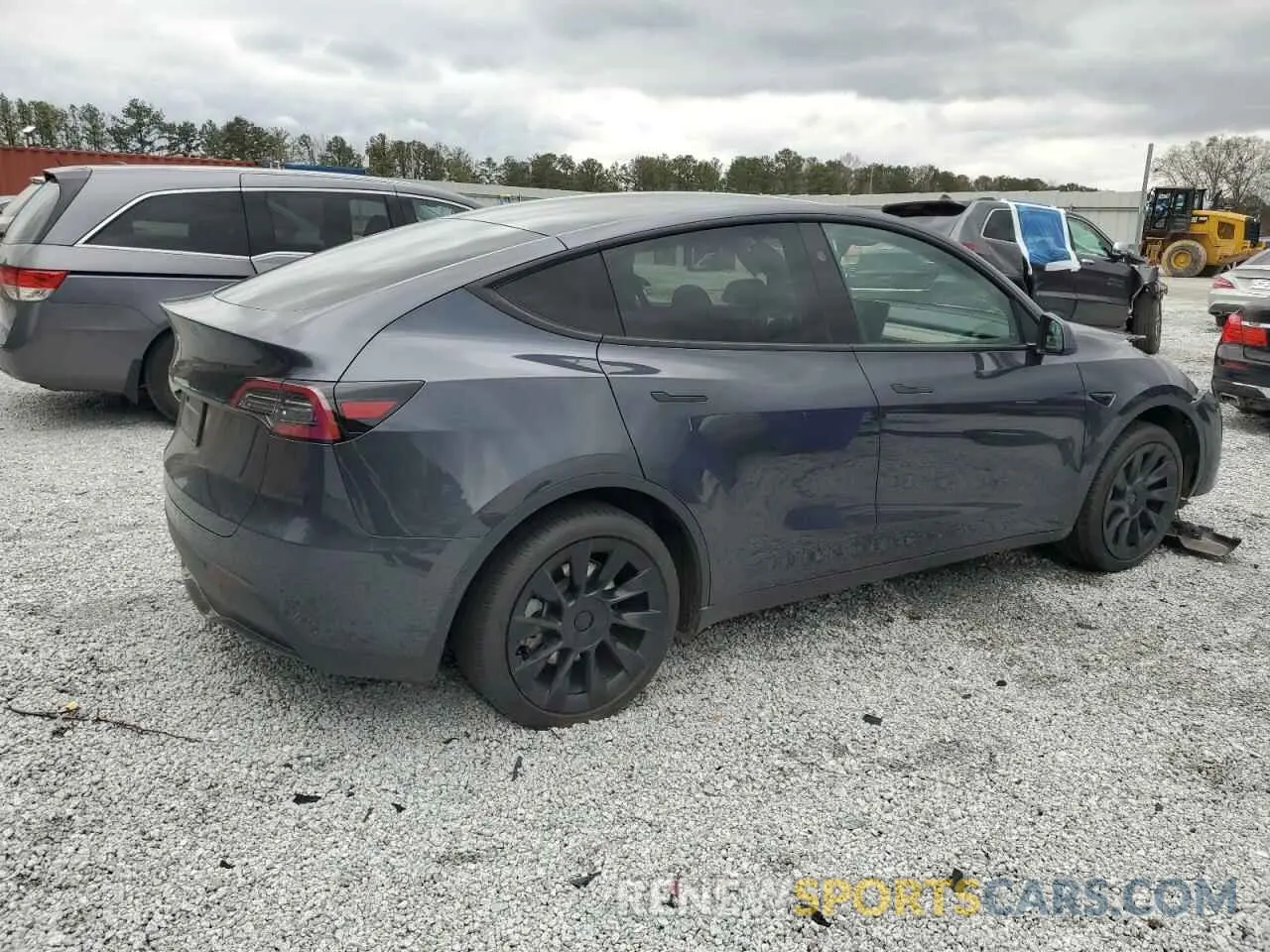3 Photograph of a damaged car 7SAYGDED9SA341967 TESLA MODEL Y 2025