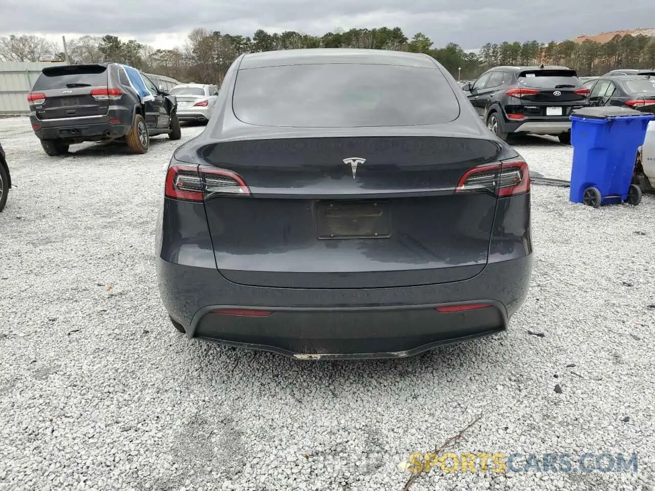 6 Photograph of a damaged car 7SAYGDED9SA341967 TESLA MODEL Y 2025