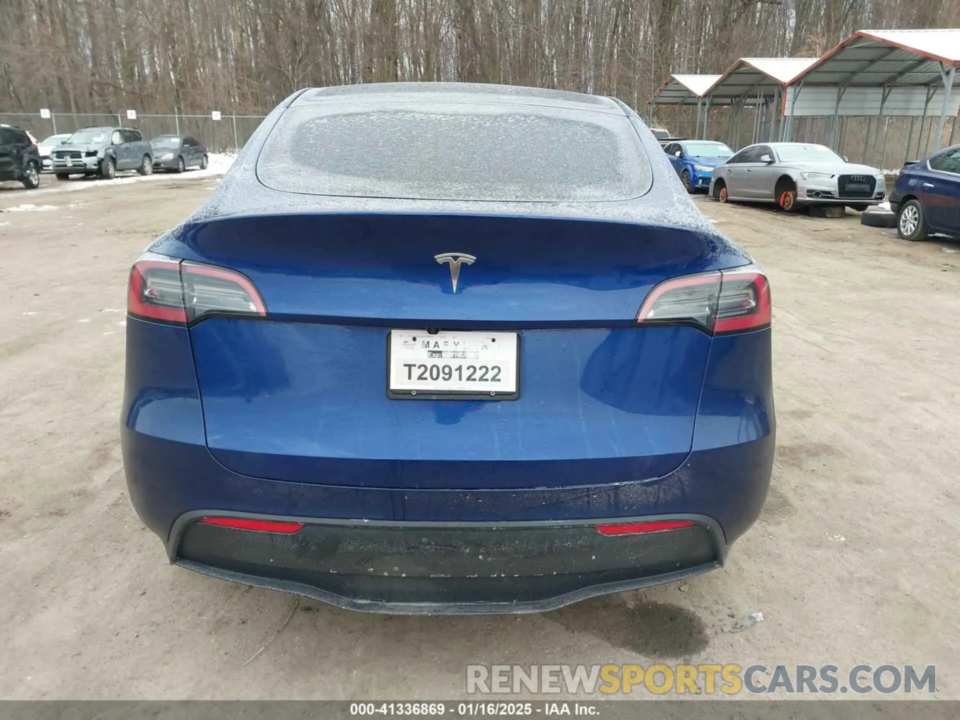 17 Photograph of a damaged car 7SAYGDED9SF248370 TESLA MODEL Y 2025