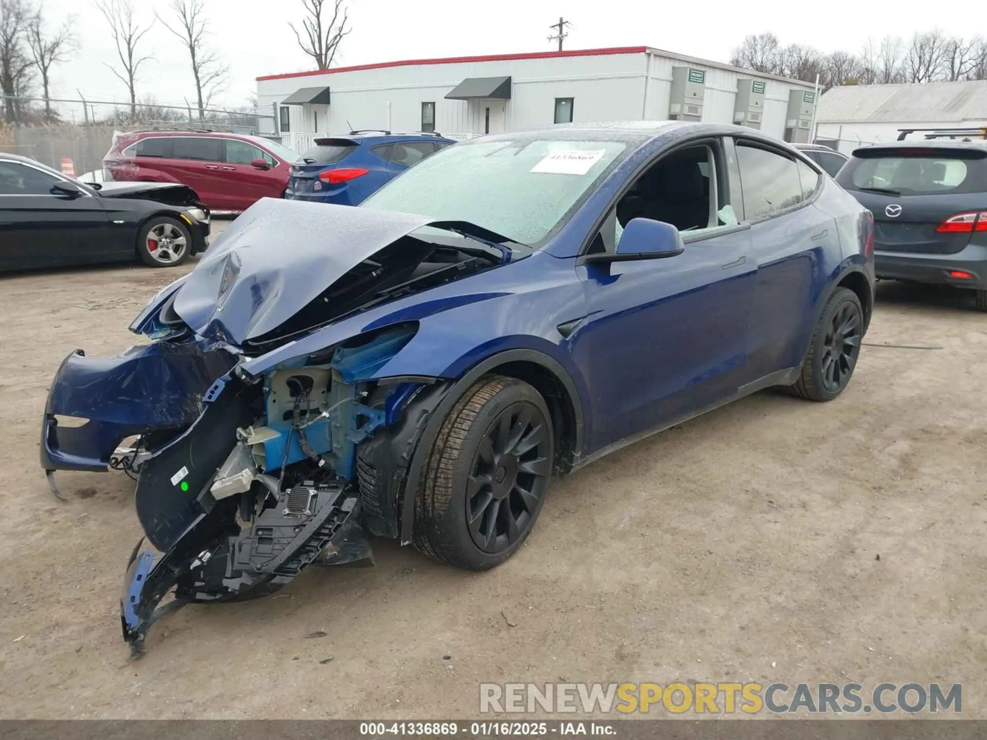 2 Photograph of a damaged car 7SAYGDED9SF248370 TESLA MODEL Y 2025