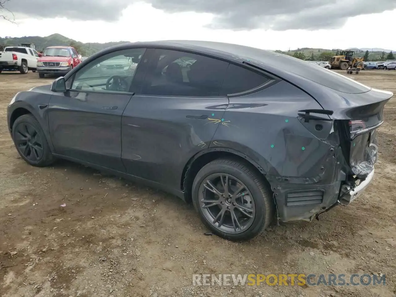 2 Photograph of a damaged car 7SAYGDED9SF256291 TESLA MODEL Y 2025