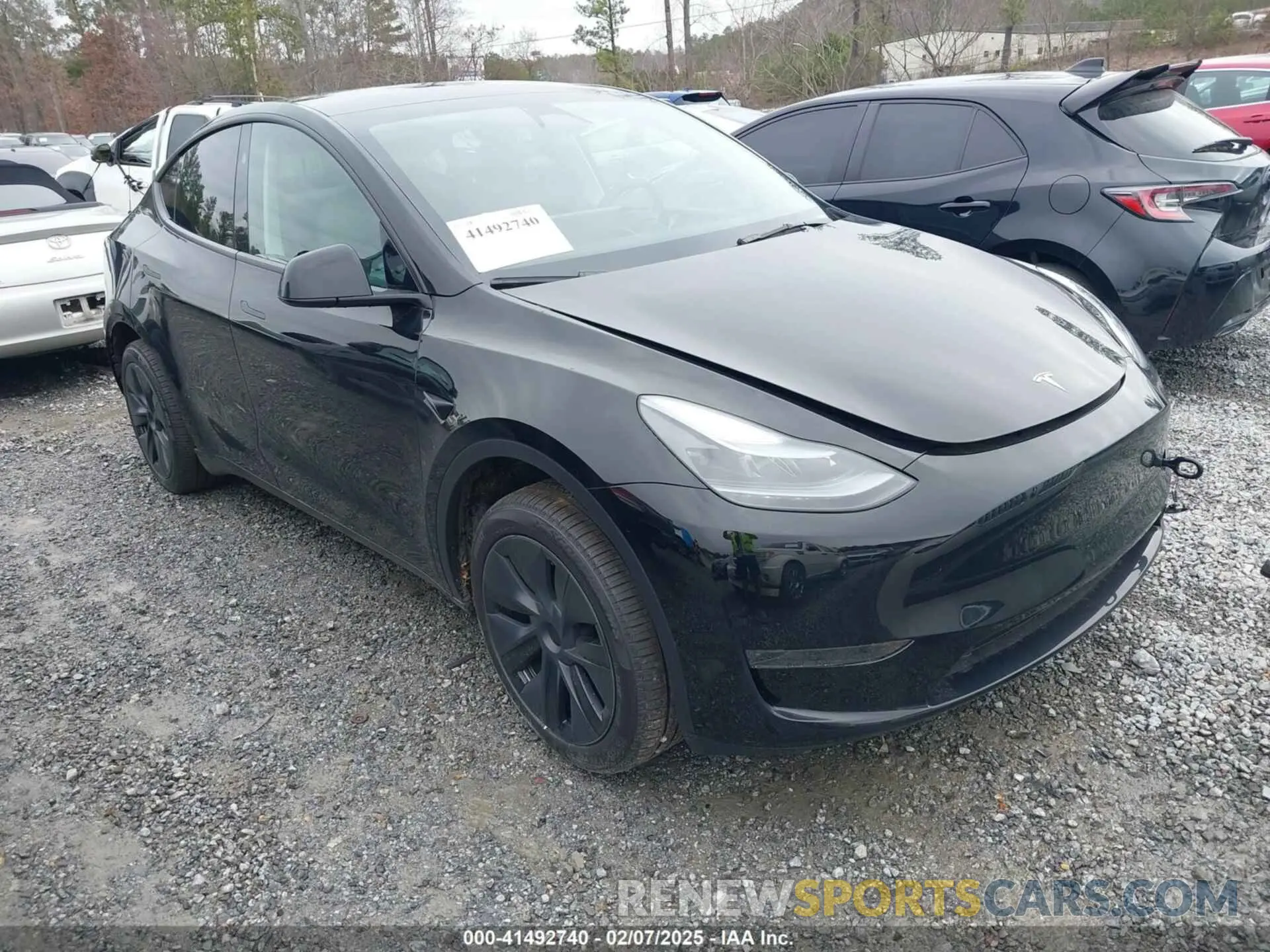 1 Photograph of a damaged car 7SAYGDEDXSA349480 TESLA MODEL Y 2025