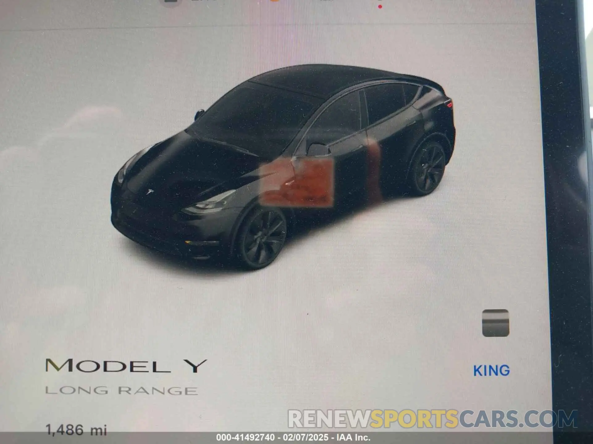 12 Photograph of a damaged car 7SAYGDEDXSA349480 TESLA MODEL Y 2025
