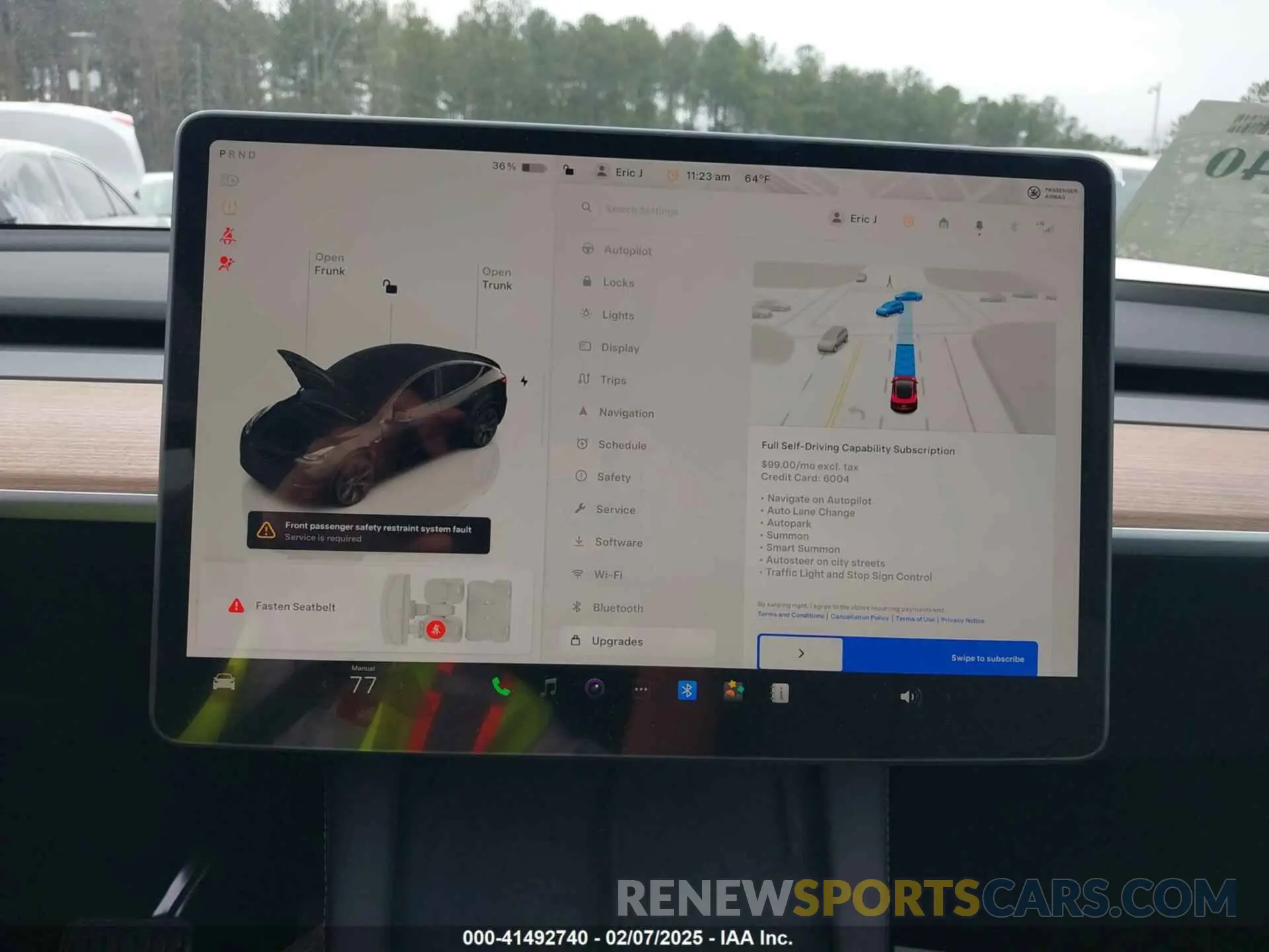 14 Photograph of a damaged car 7SAYGDEDXSA349480 TESLA MODEL Y 2025