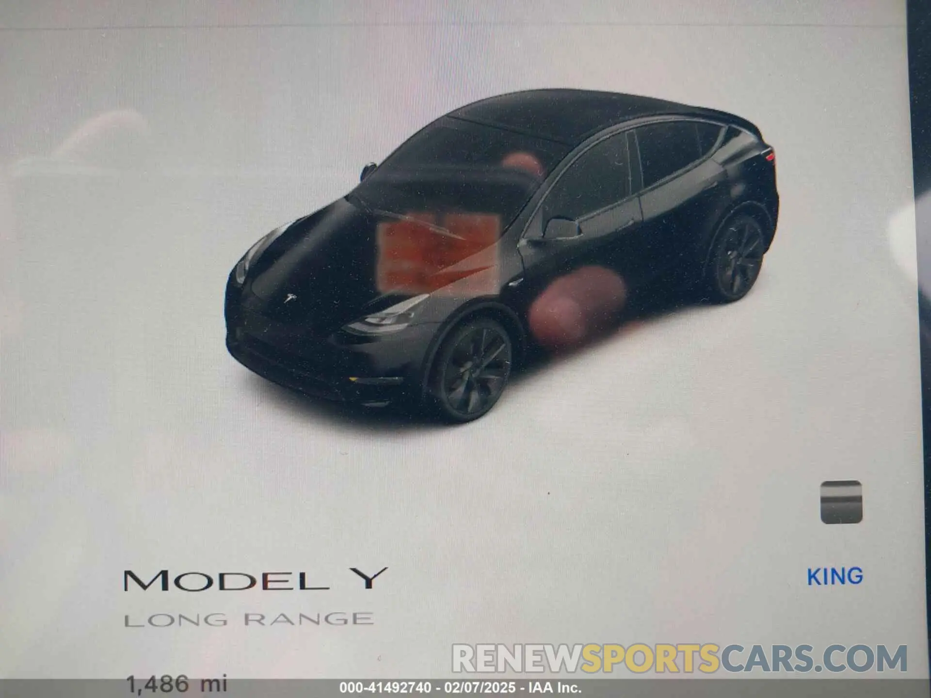 7 Photograph of a damaged car 7SAYGDEDXSA349480 TESLA MODEL Y 2025