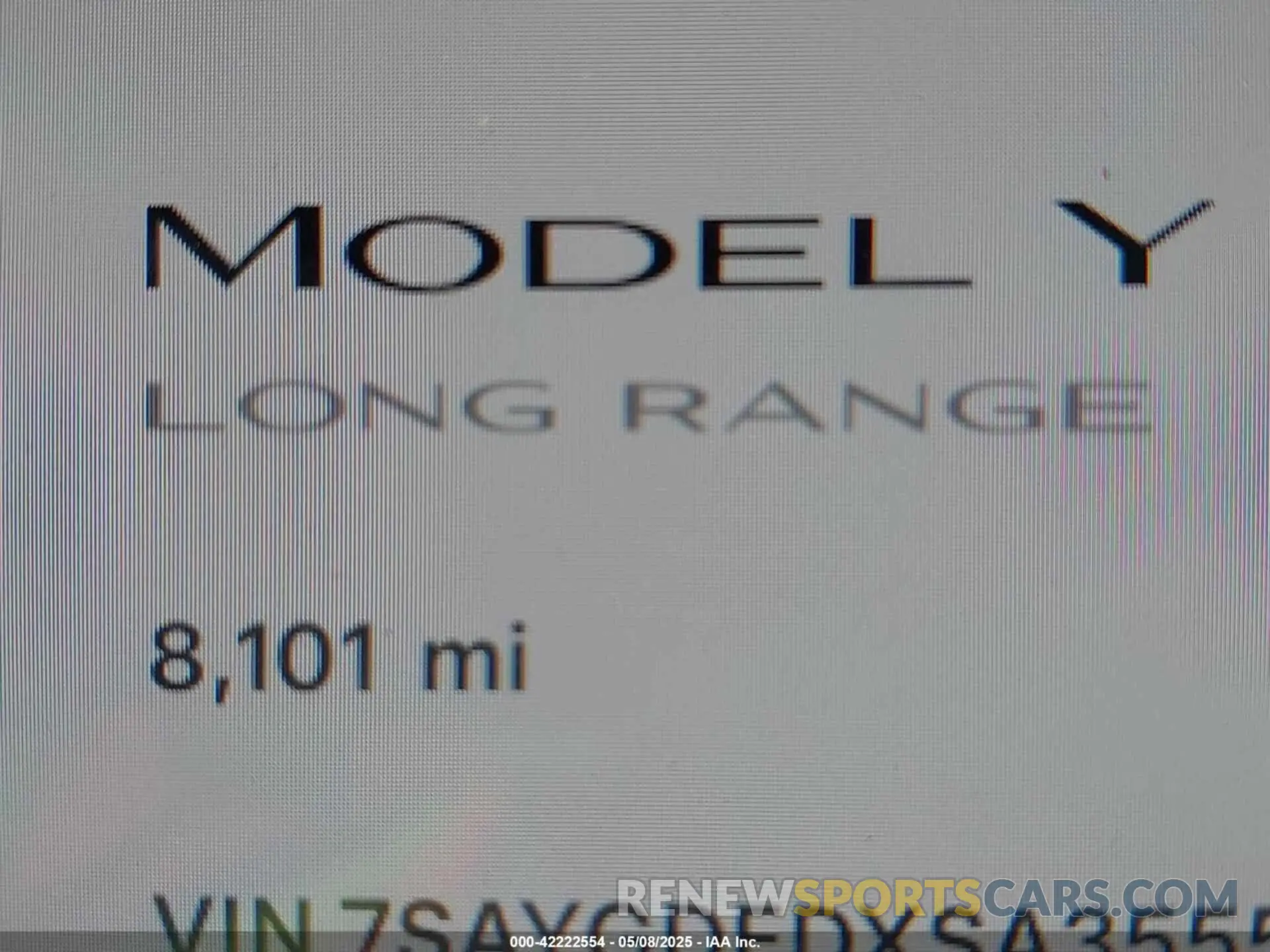 16 Photograph of a damaged car 7SAYGDEDXSA355554 TESLA MODEL Y 2025