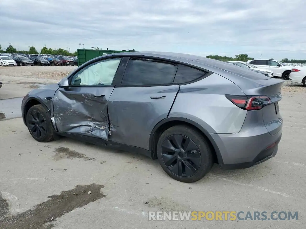 2 Photograph of a damaged car 7SAYGDEDXSF223719 TESLA MODEL Y 2025