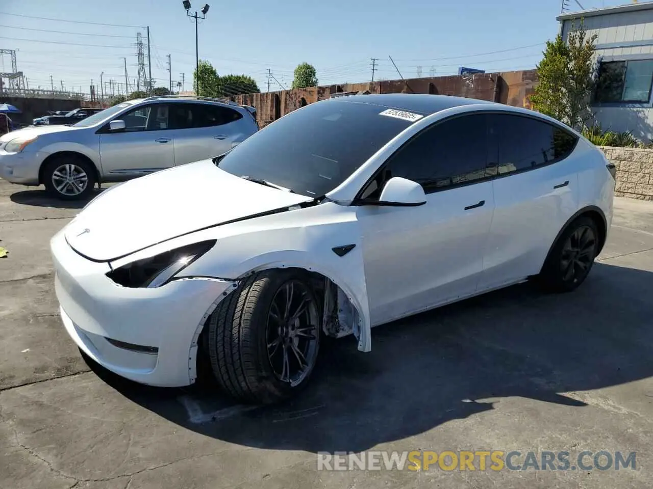1 Photograph of a damaged car 7SAYGDEDXSF303960 TESLA MODEL Y 2025