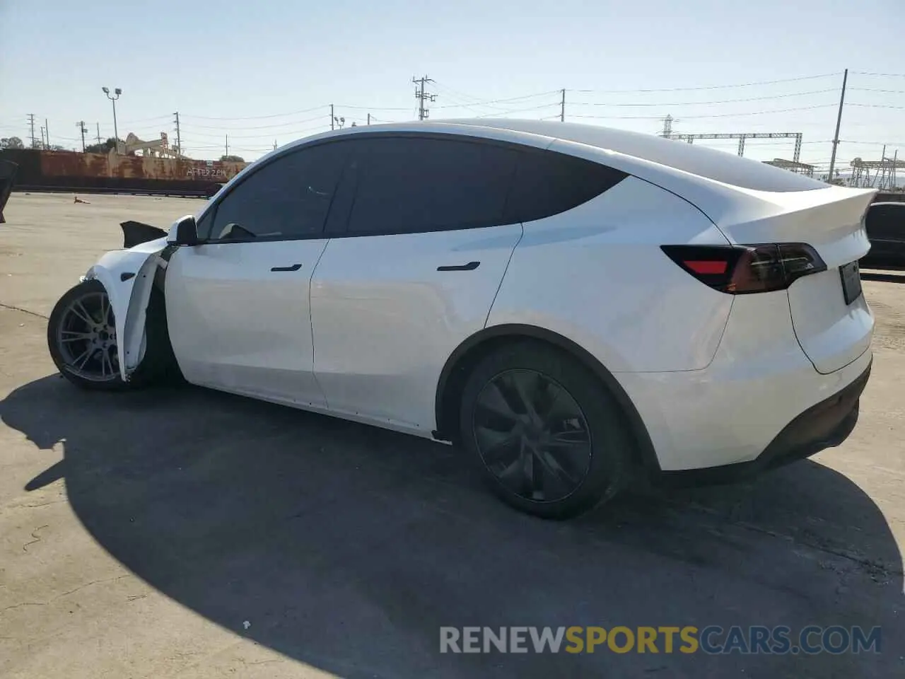 2 Photograph of a damaged car 7SAYGDEDXSF303960 TESLA MODEL Y 2025