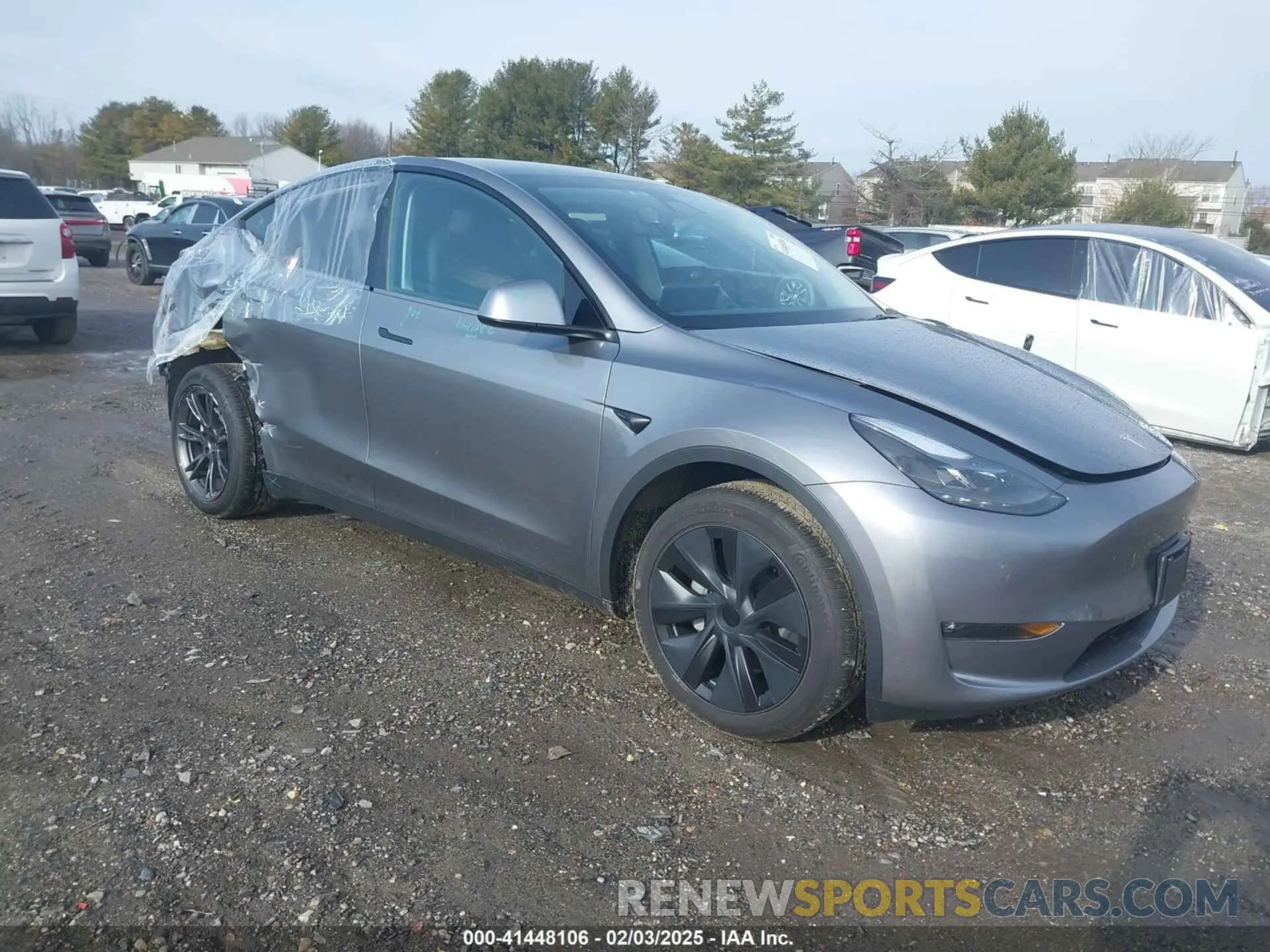 1 Photograph of a damaged car 7SAYGDEE3SF218015 TESLA MODEL Y 2025