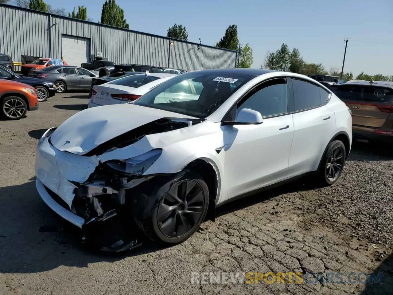 1 Photograph of a damaged car 7SAYGDEE3SF259602 TESLA MODEL Y 2025