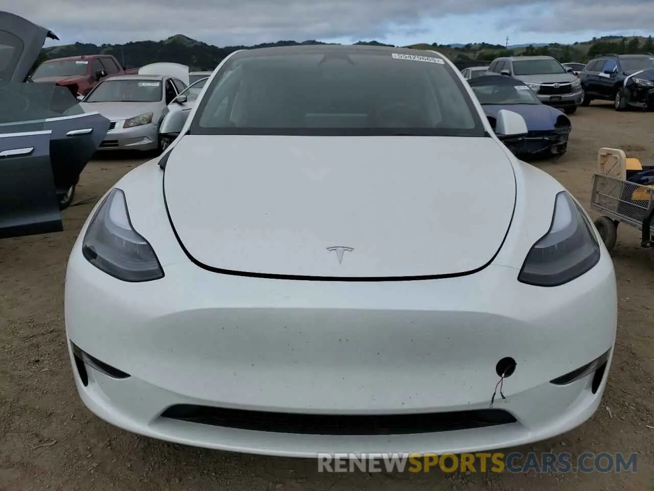5 Photograph of a damaged car 7SAYGDEE3SF277114 TESLA MODEL Y 2025