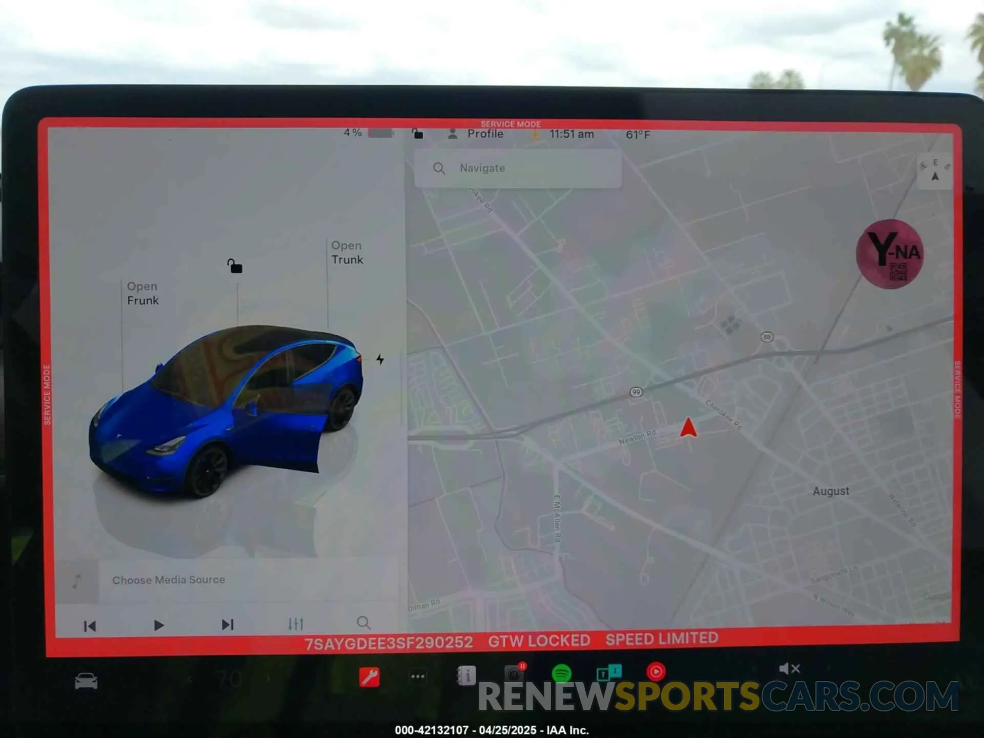 18 Photograph of a damaged car 7SAYGDEE3SF290252 TESLA MODEL Y 2025