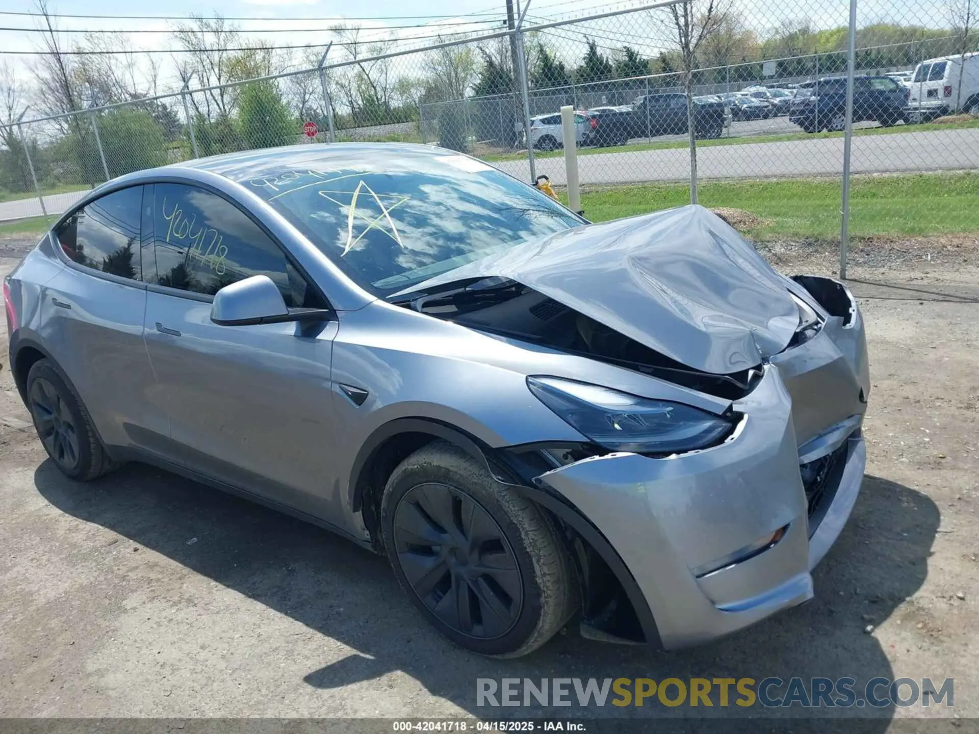 1 Photograph of a damaged car 7SAYGDEE4SA341299 TESLA MODEL Y 2025