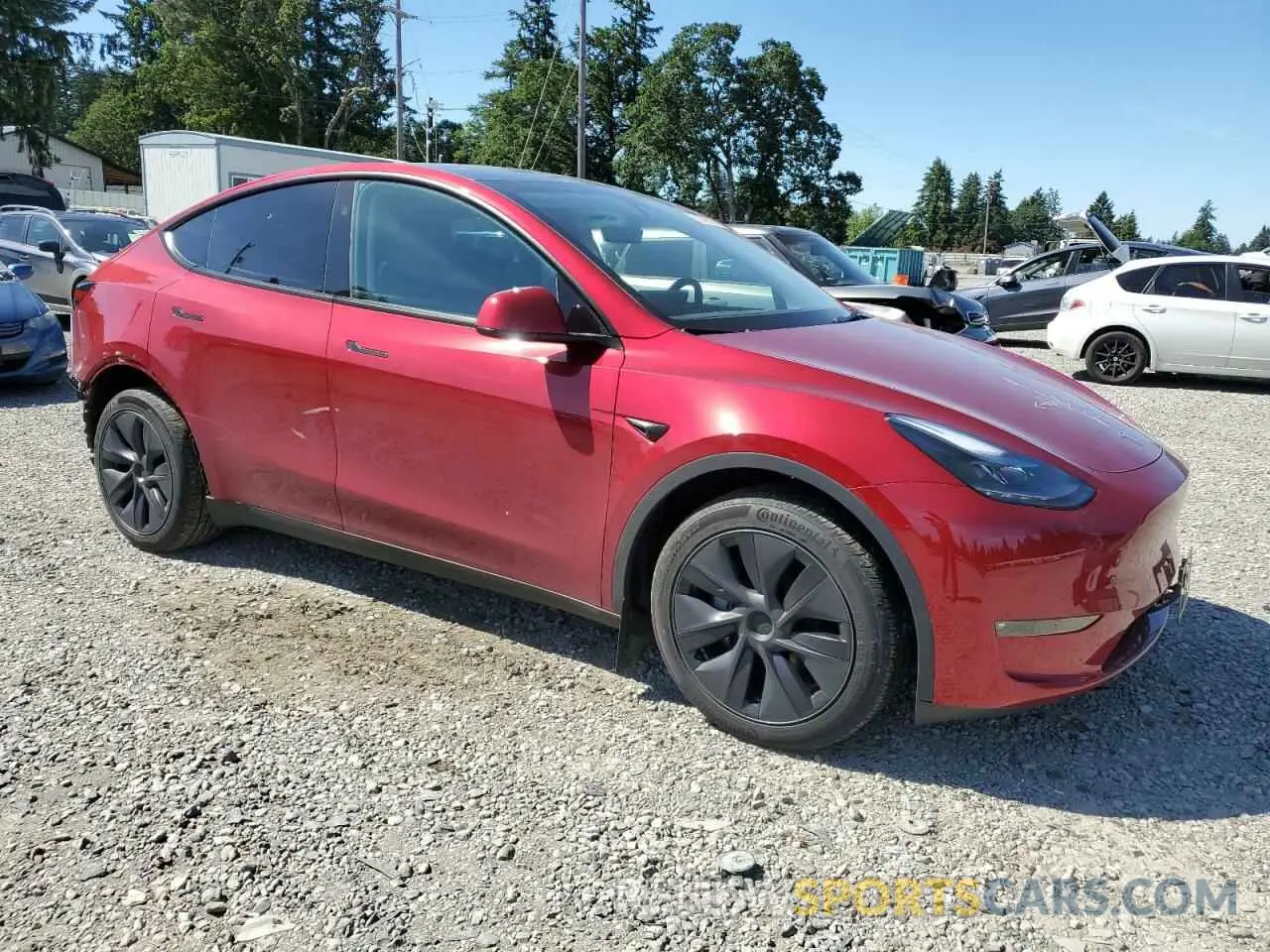 4 Photograph of a damaged car 7SAYGDEE4SF248589 TESLA MODEL Y 2025