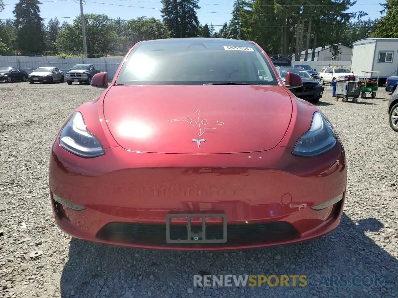 5 Photograph of a damaged car 7SAYGDEE4SF248589 TESLA MODEL Y 2025